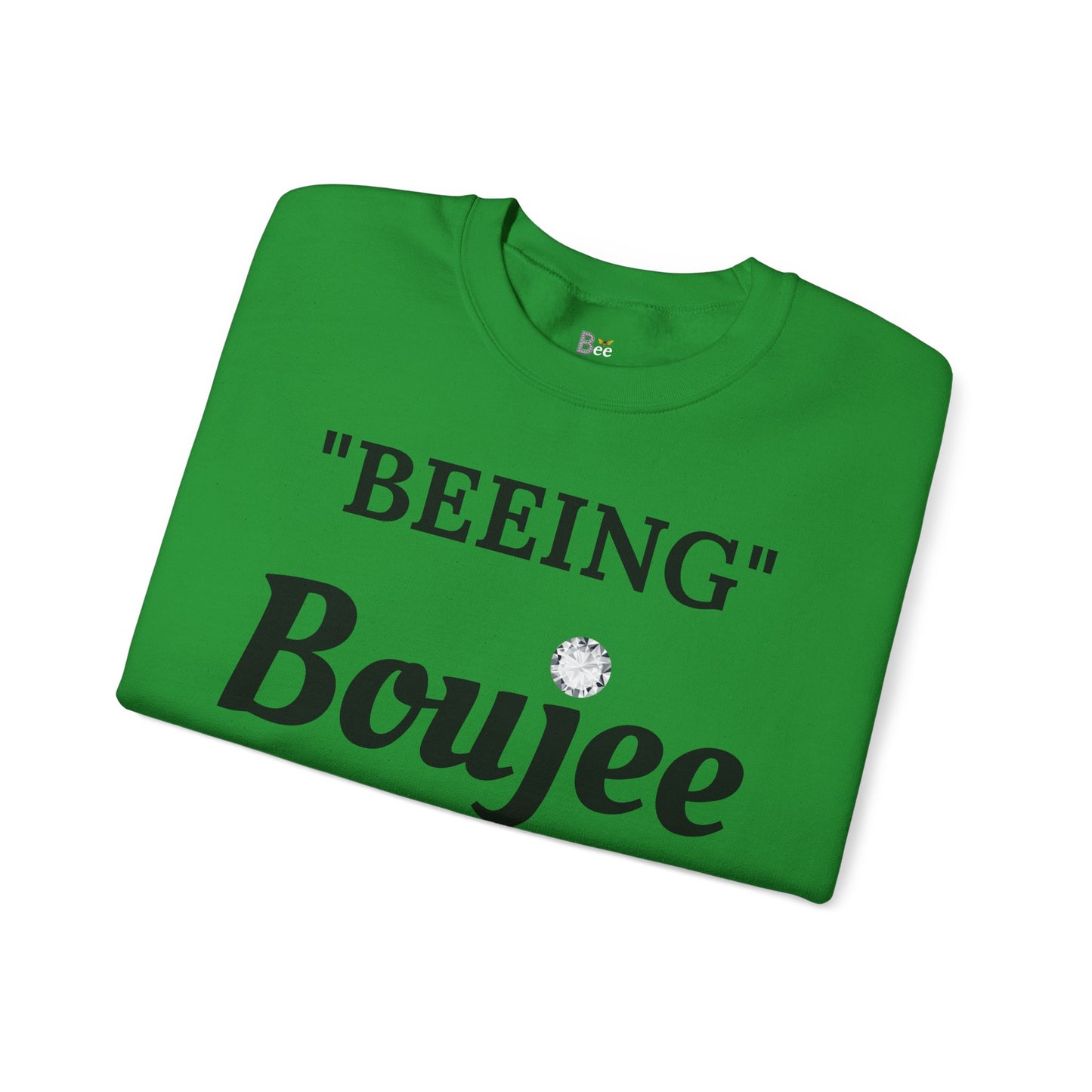 "Beeing" Boujee Ain't Easy- Heavy Blend™ Light Colors Crewneck Sweatshirt
