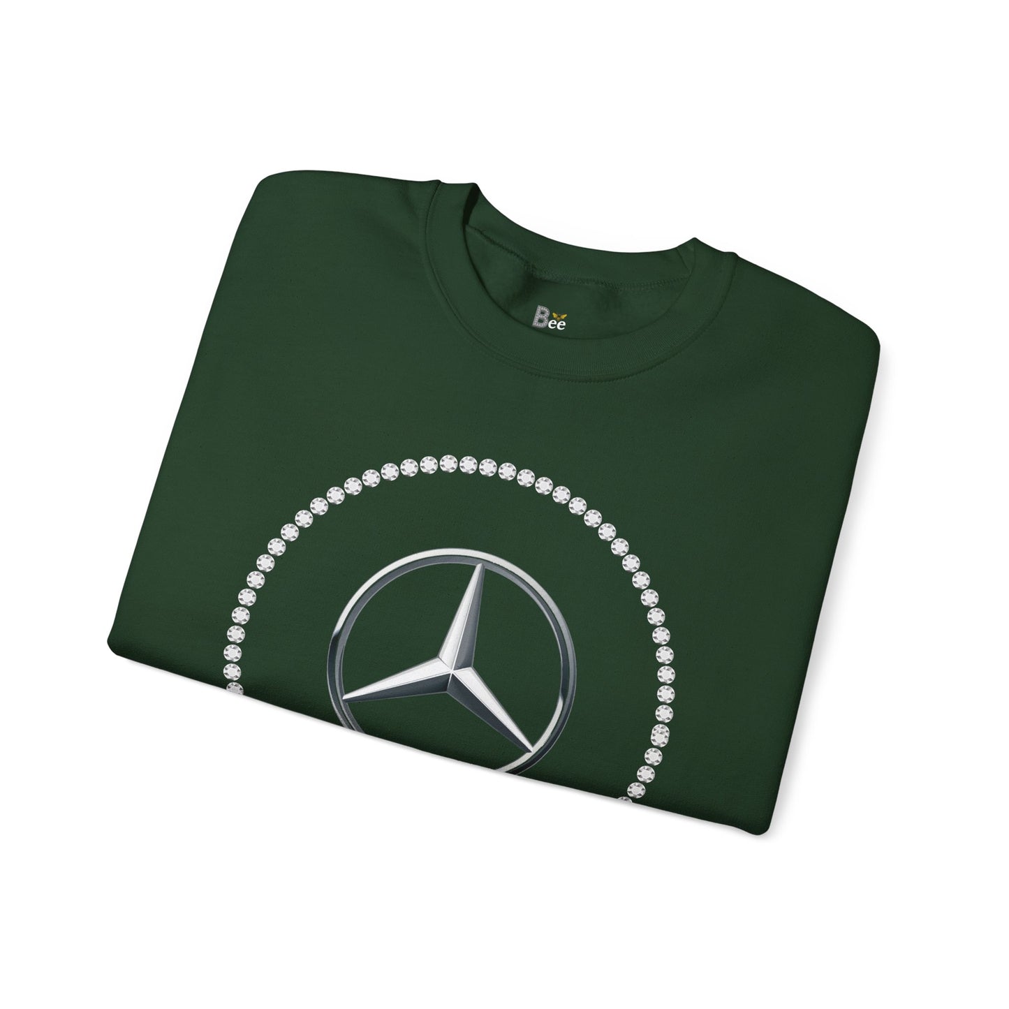 Boujee Benz Emblem - Heavy Blend™ Dark Colors Crewneck Sweatshirt