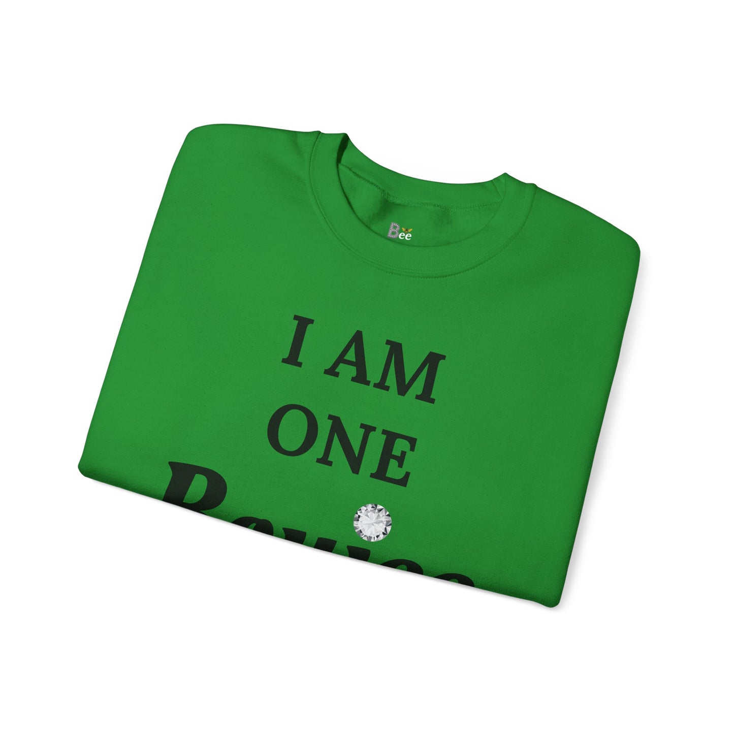 I Am One Boujee Bitch - Heavy Blend™ Light Colors Crewneck Sweatshirt