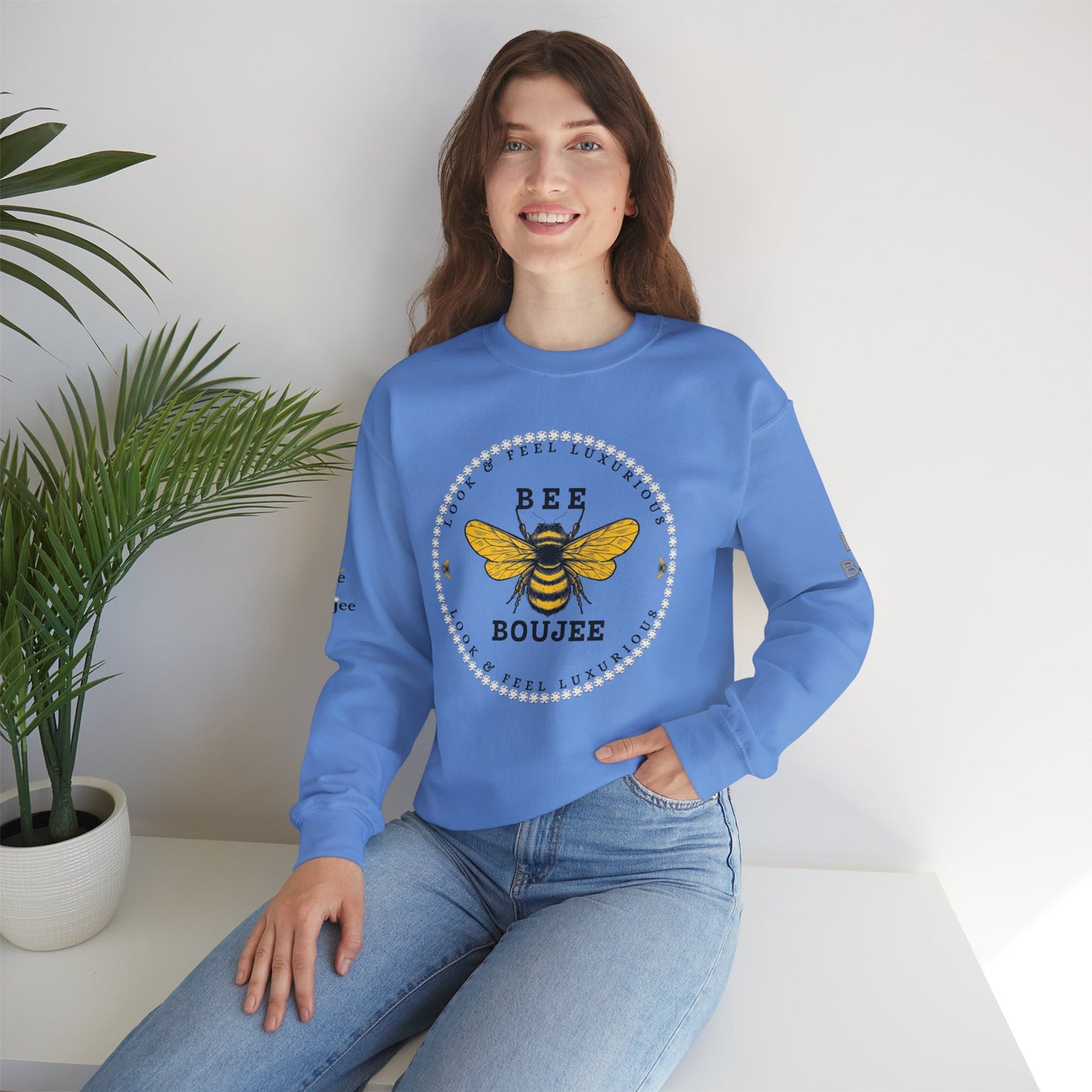 Look & Feel Luxurious - Heavy Blend™ Light Colors Crewneck Sweatshirt