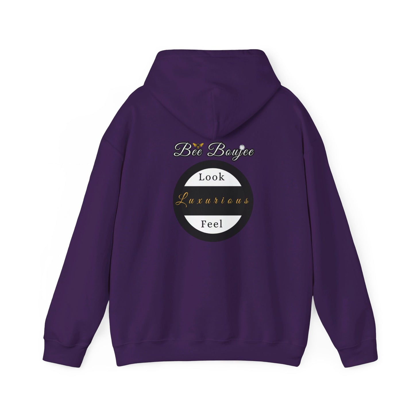 Halloween Booo in Boooujee Heavy Blend™ Hooded Sweatshirt - FAIR SKIN TONE