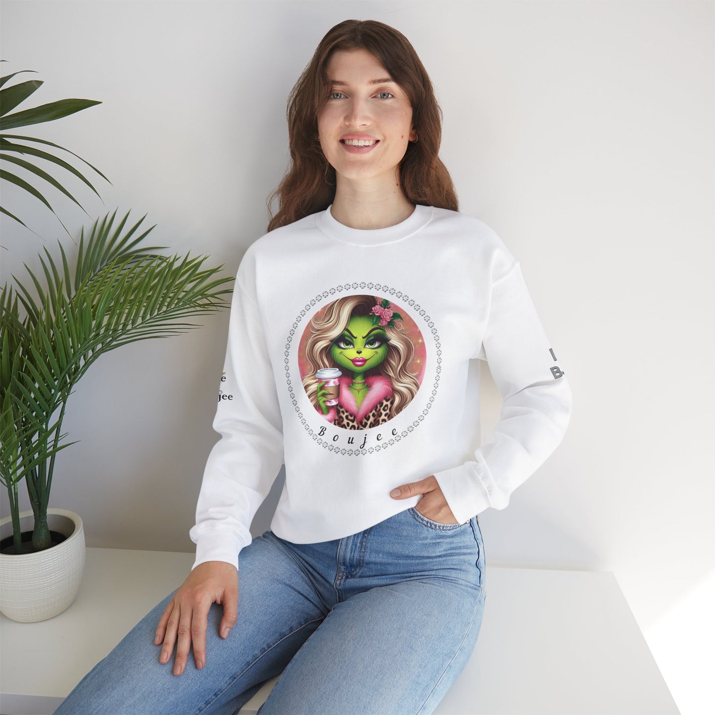 Boujee "Gritch" - Heavy Blend™ Light Colors Crewneck Sweatshirt