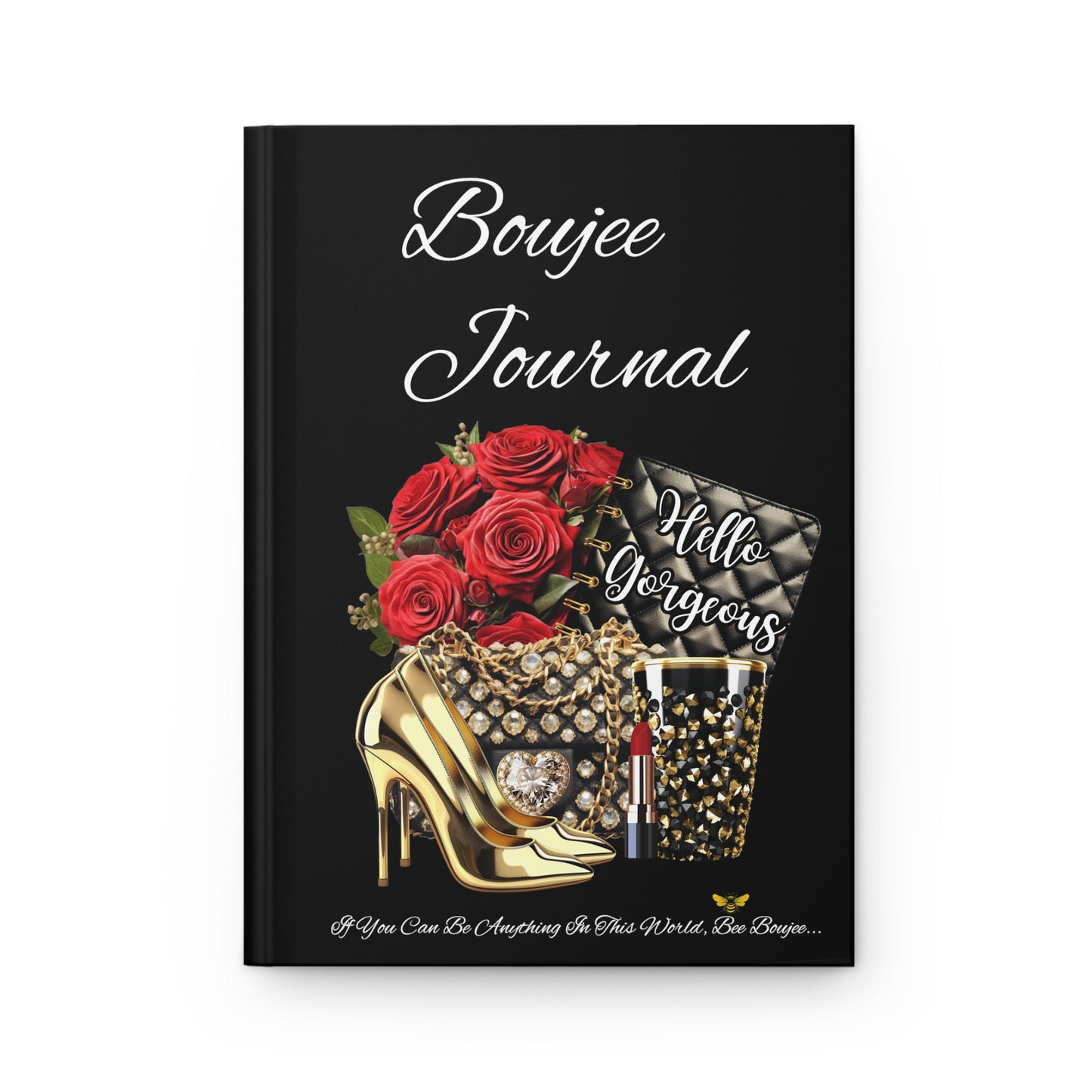 Hardcover "Boujee" Journal Matte BLACK