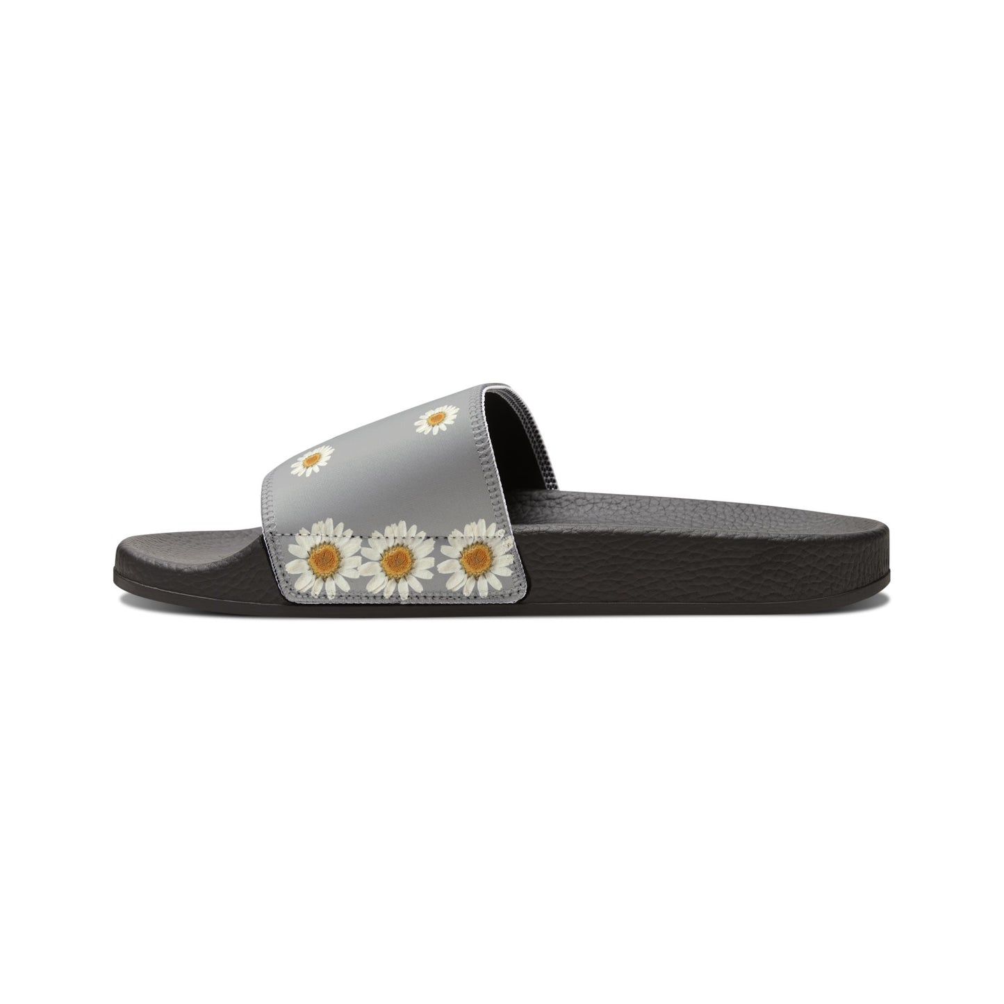 Bee Boujee - LIGHT GREY Flowers Women's Removable-Strap Sandals