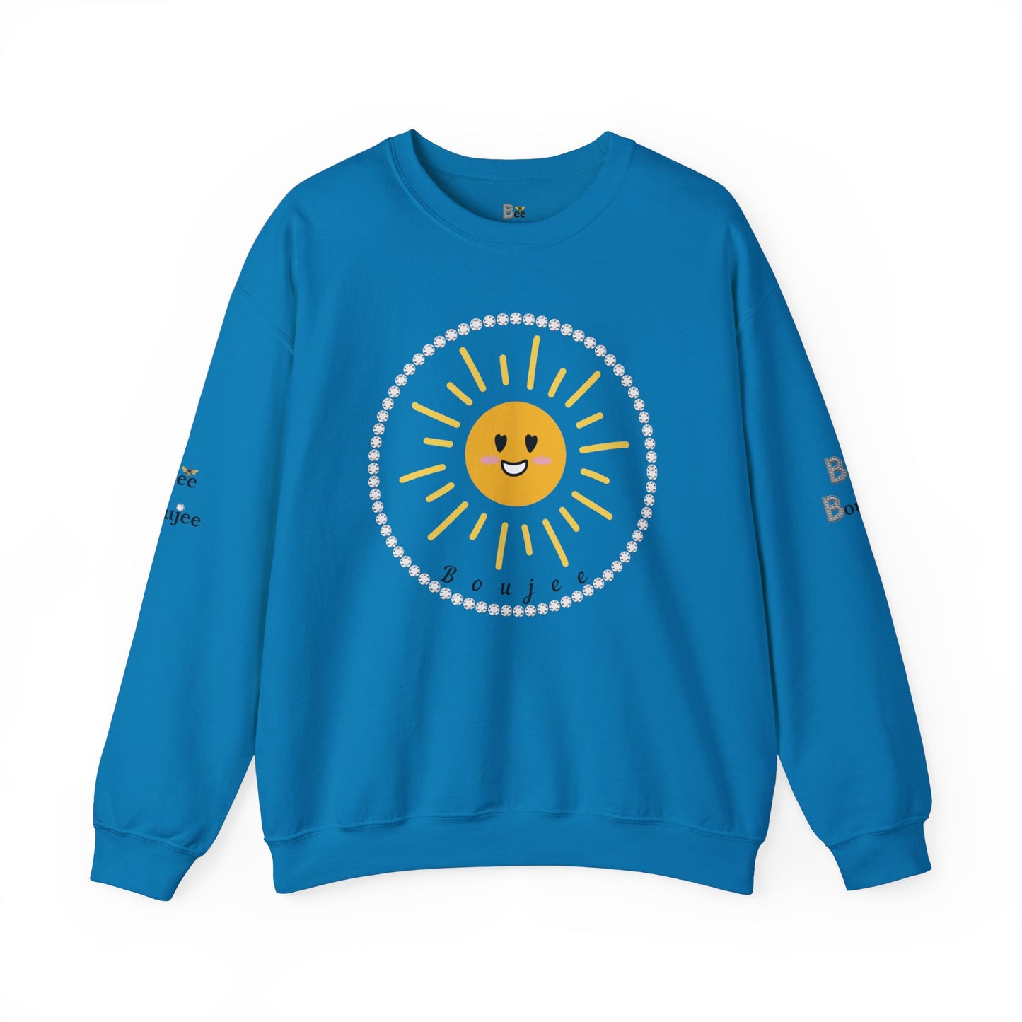 Boujee Golden Sunshine - Heavy Blend™ Light Colors Crewneck Sweatshirt