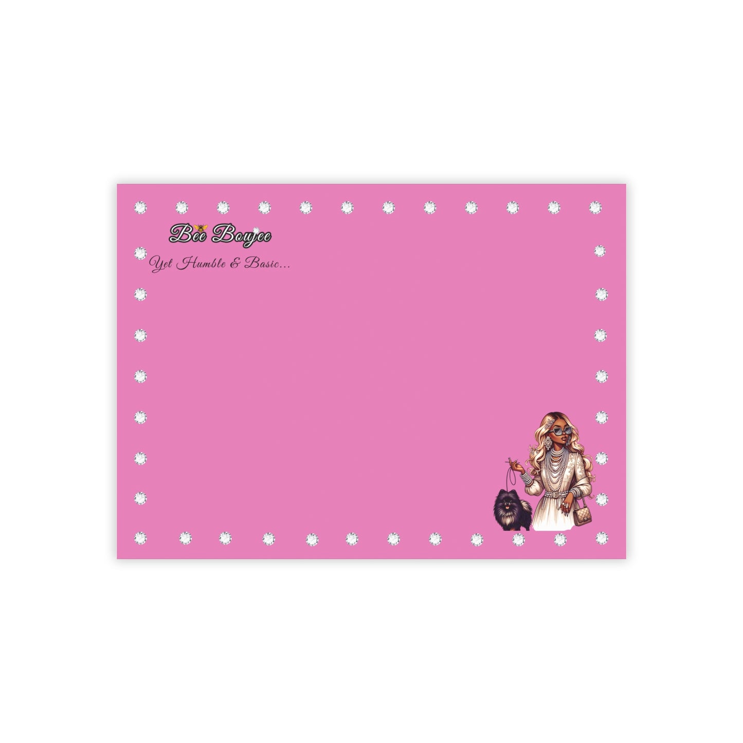 Bee Boujee DIAMONDS Stroll 03 - Post-it® Note Pads 8x6