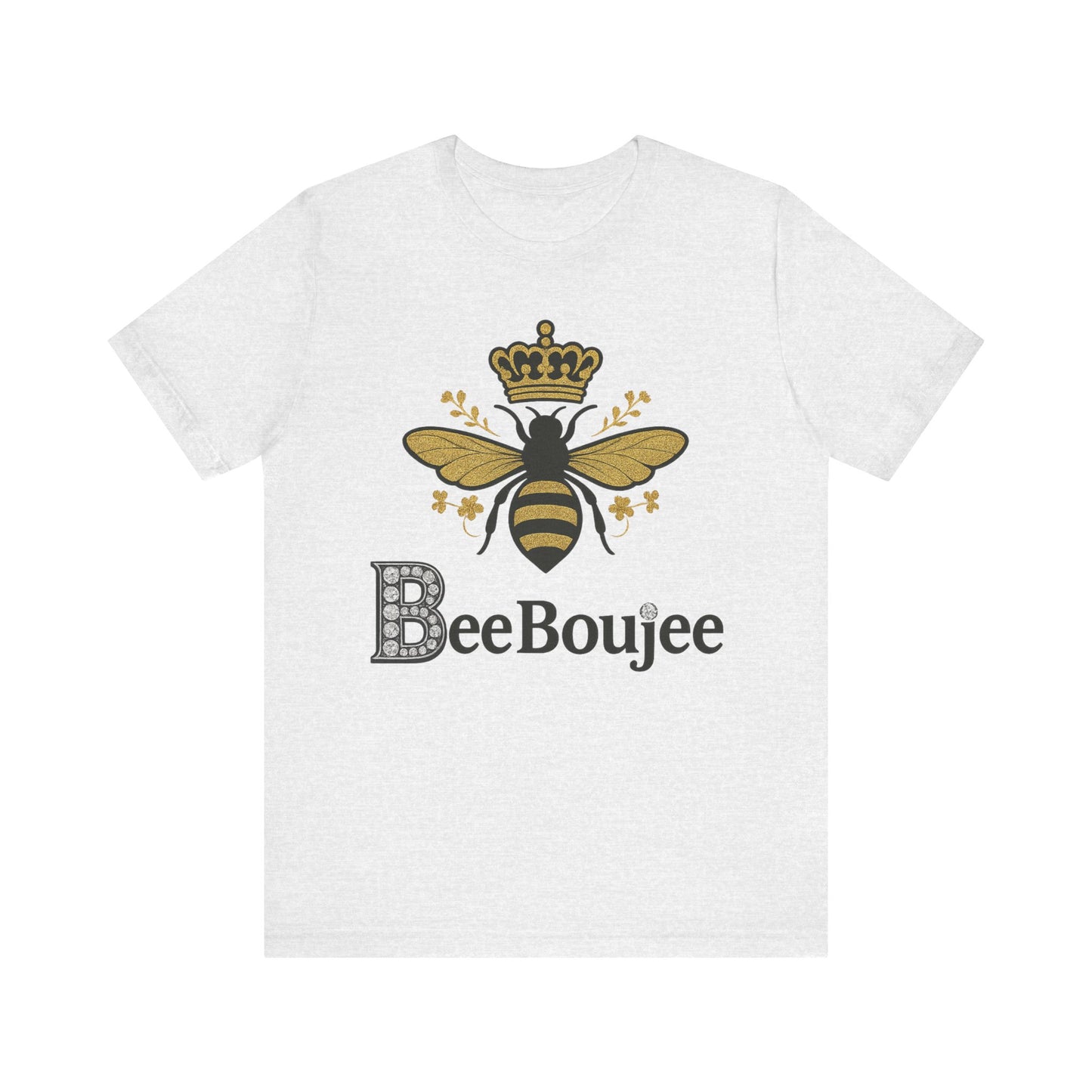 Bee Boujee Jersey Tee - Stylish Signature Bee Boujee T-Shirt for Casual Wear, Gift for Her, Nature Lovers, Birthday Present, Summer Fashion