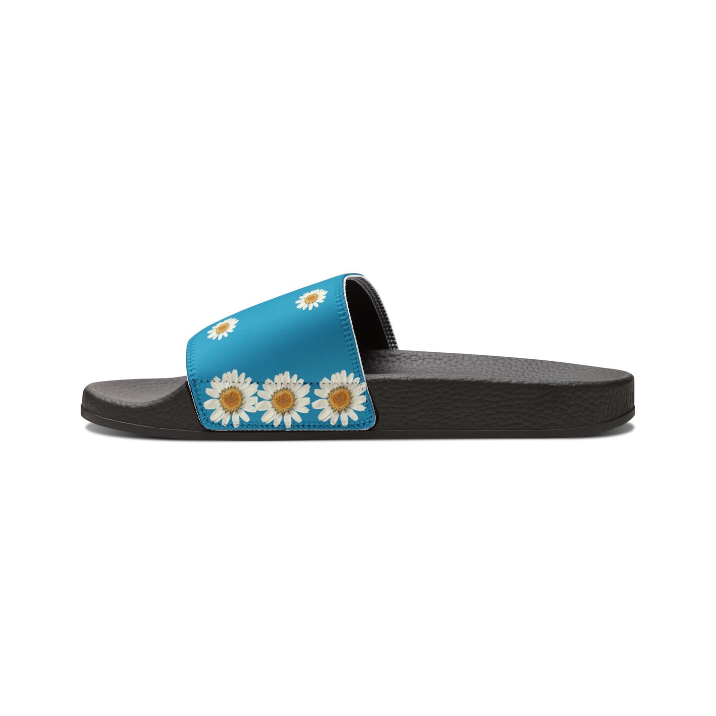 Bee Boujee - TURQUOISE Flowers Women's Removable-Strap Sandals