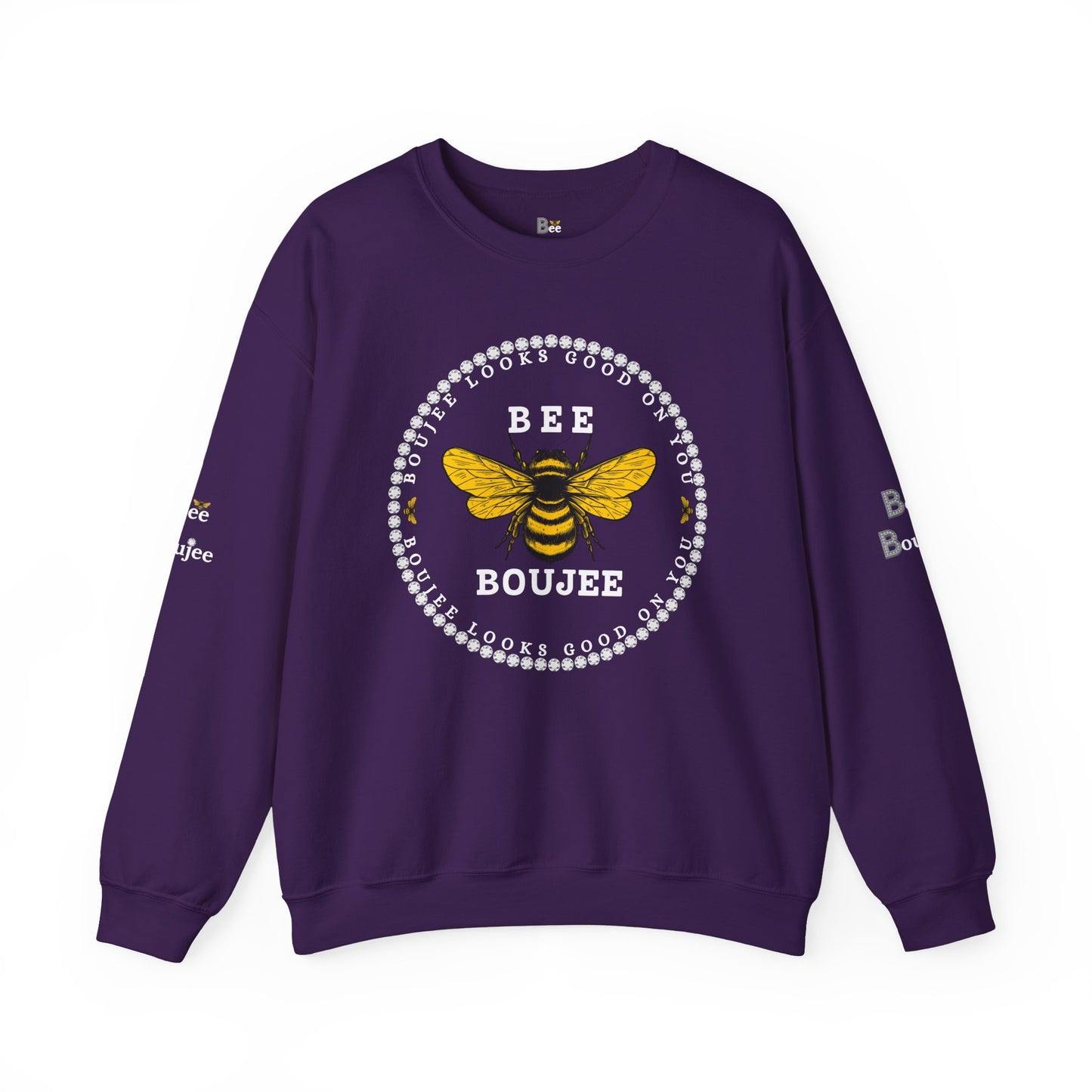 Boujee Looks Good on You - Heavy Blend™ Dark Colors Crewneck Sweatshirt