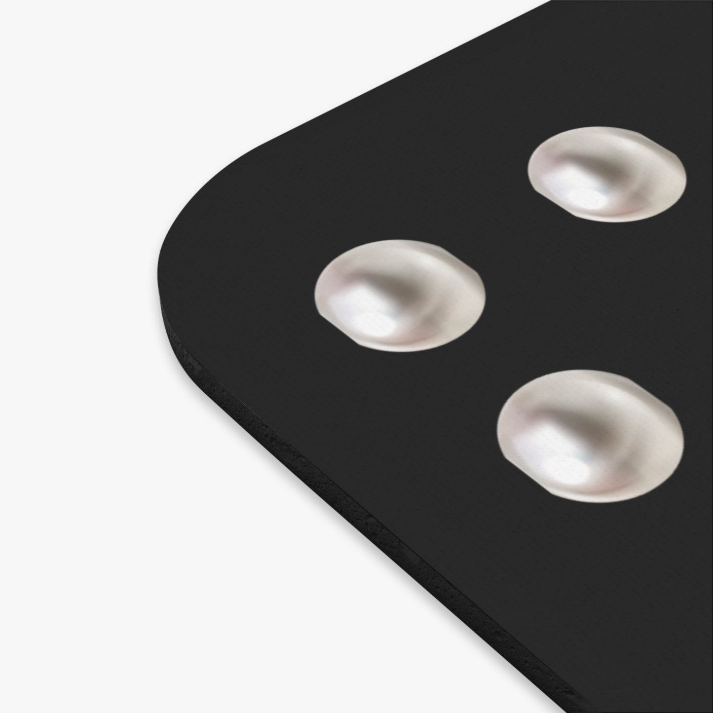 Boujee in Pearls Mouse Pad BLACK (Rectangle)