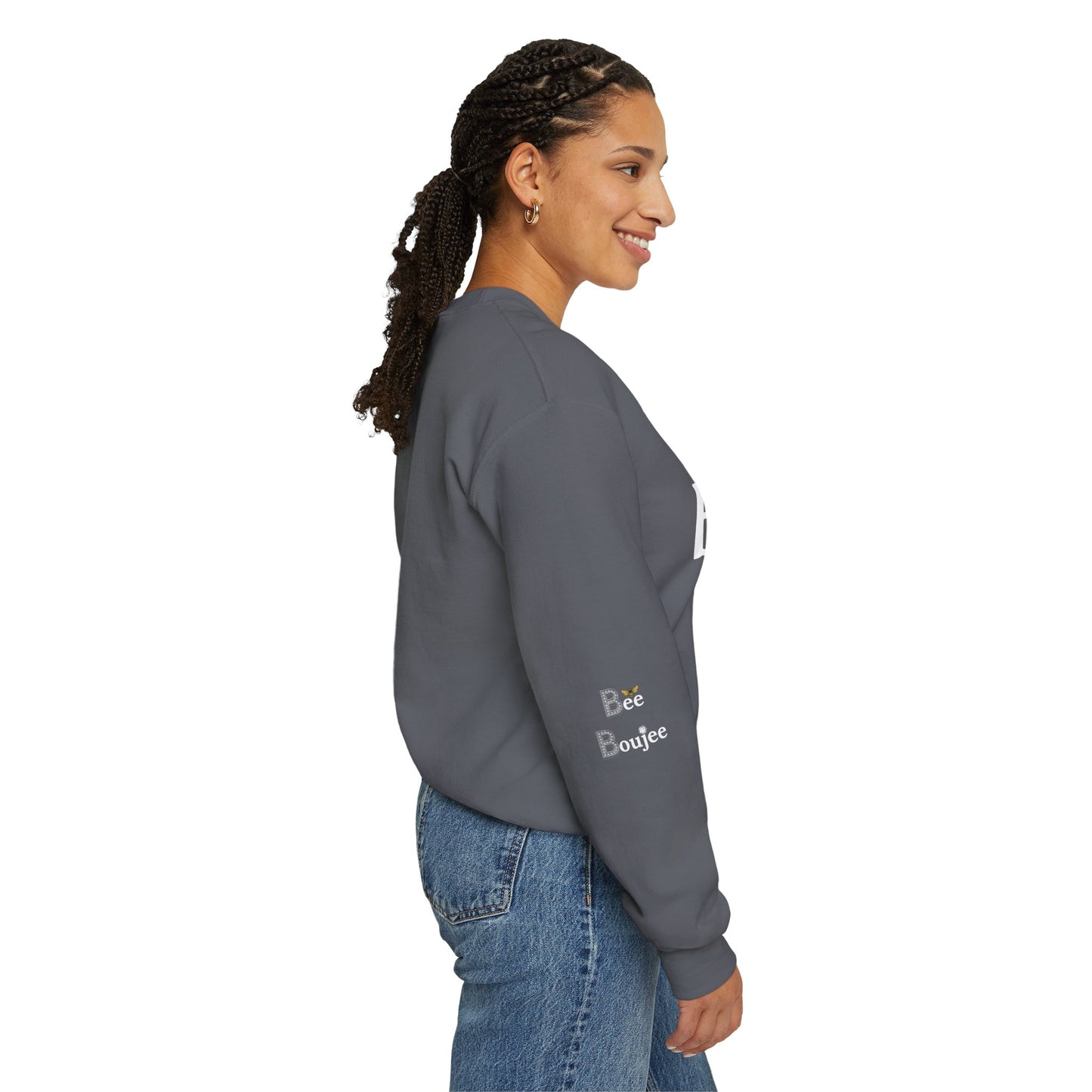 "Beeing" Boujee Ain't Easy- Heavy Blend™ Dark Colors Crewneck Sweatshirt