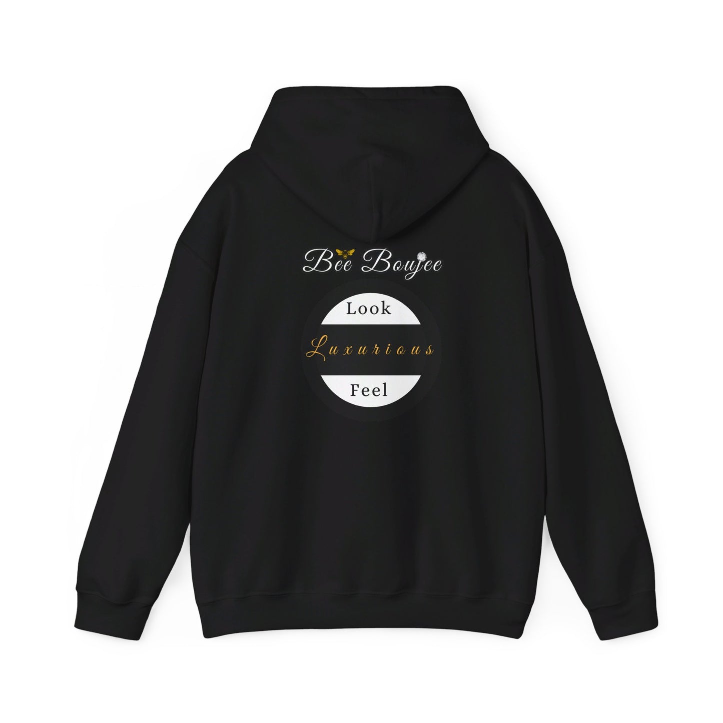 Halloween Booo in Boooujee Heavy Blend™ Hooded Sweatshirt - FAIR SKIN TONE