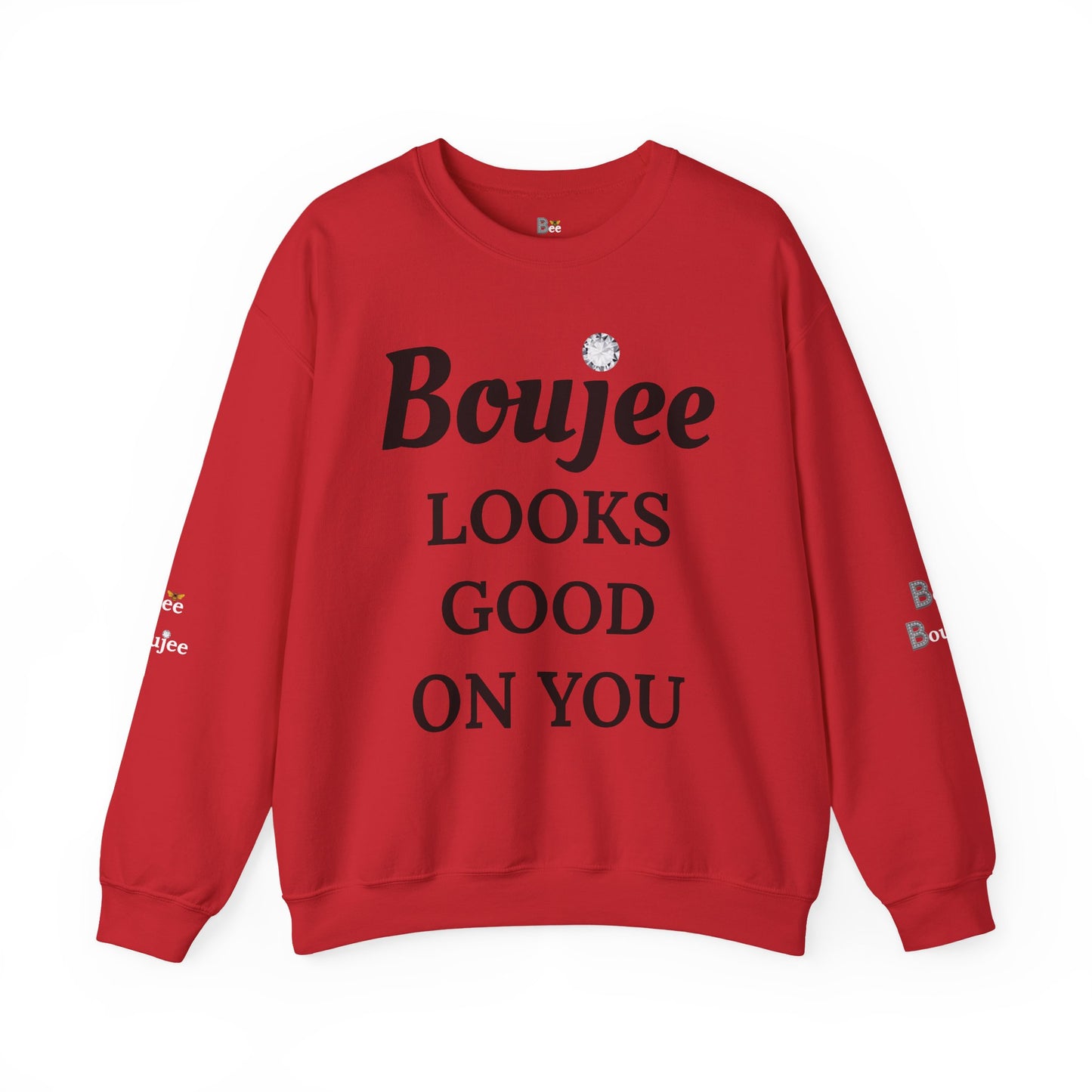 Boujee Looks Good On You - Heavy Blend™ Light Colors Crewneck Sweatshirt