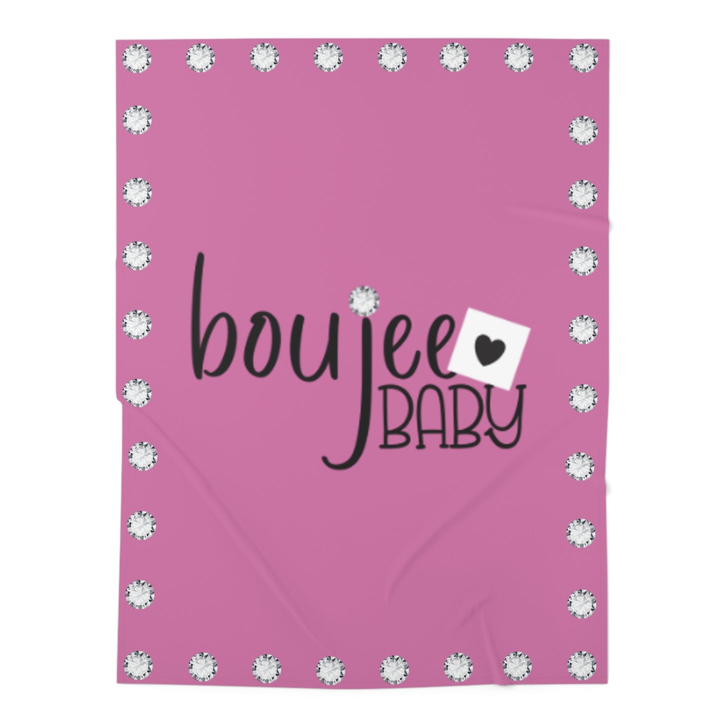 Boujee Baby - Swaddle Blanket PINK
