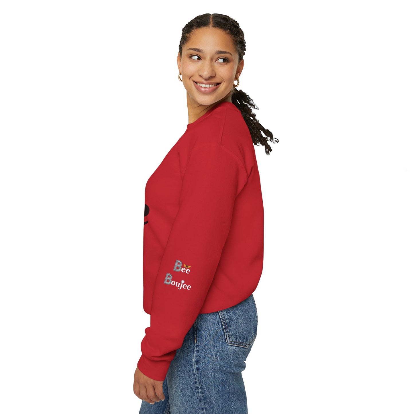"Beeing" Boujee Ain't Easy- Heavy Blend™ Light Colors Crewneck Sweatshirt