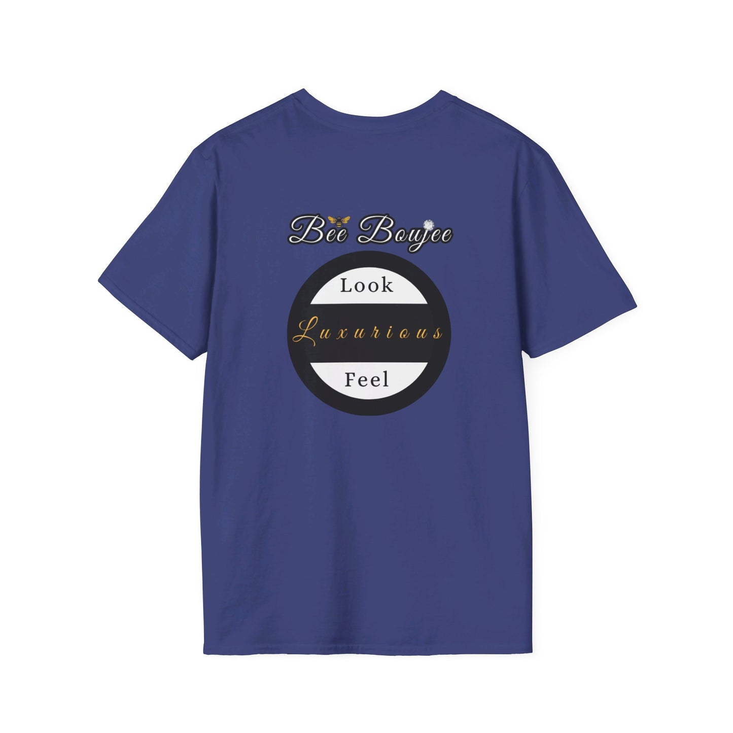 Halloween Booo in Boooujee - Softstyle T-Shirt BROWN SKIN TONE