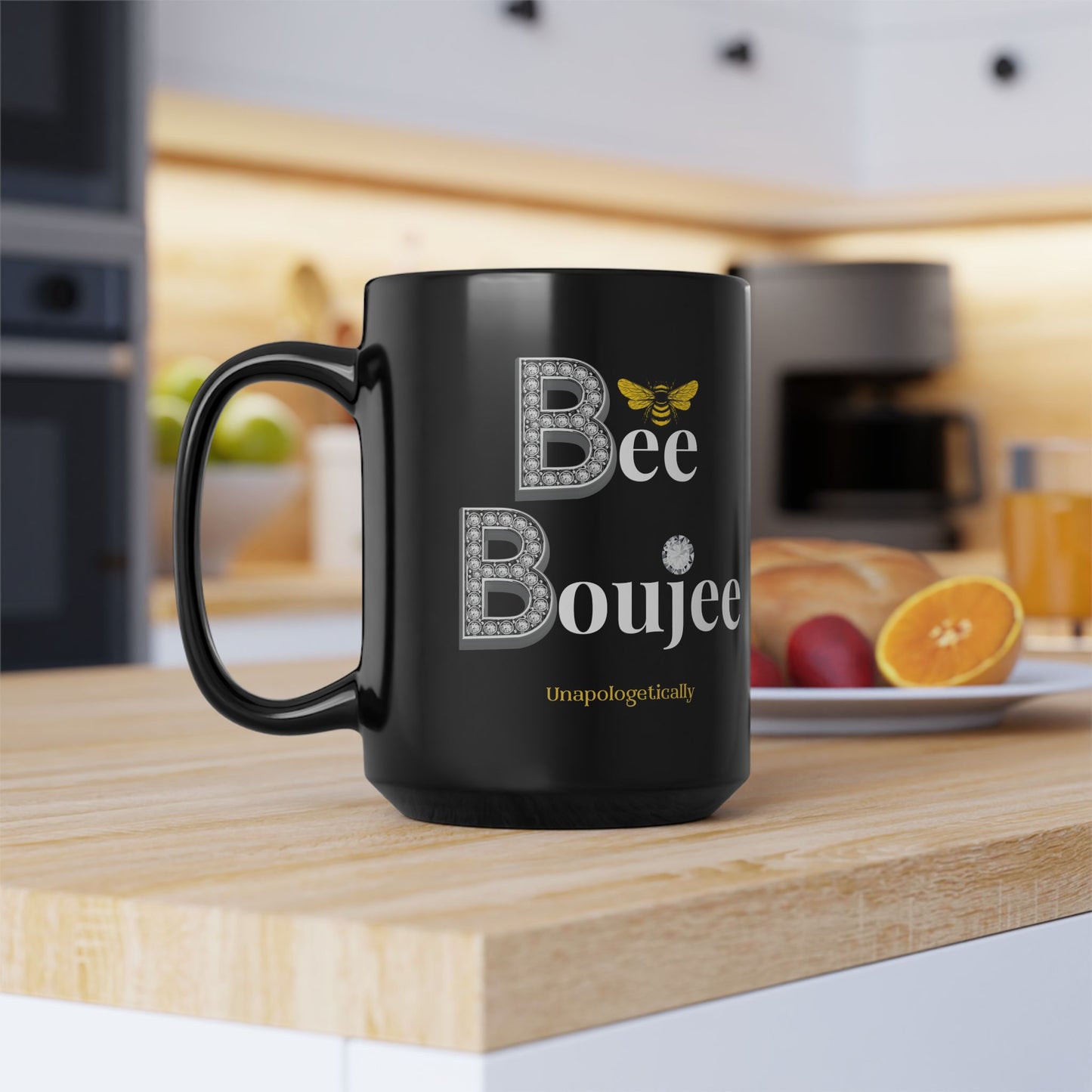 Bee Boujee - Mug BLACK 15oz
