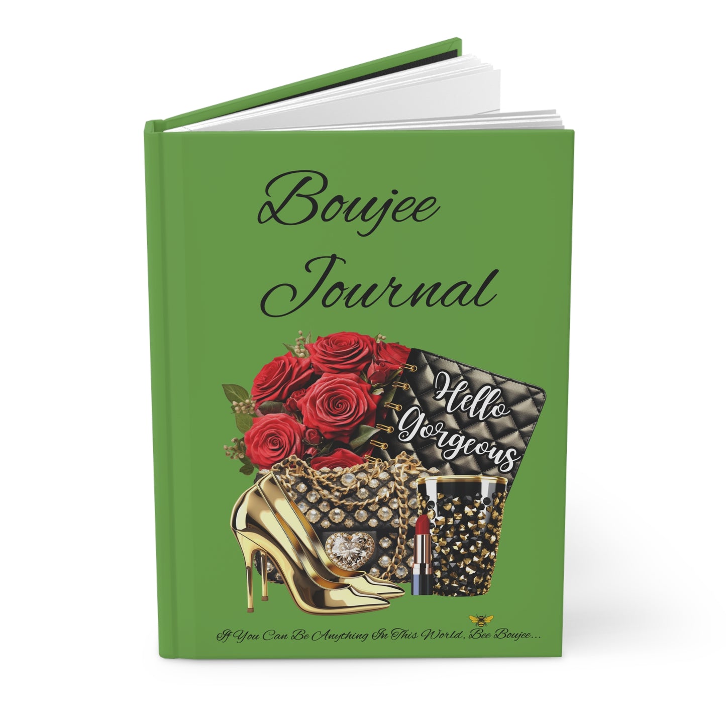 Hardcover "Boujee" Journal Matte GREEN
