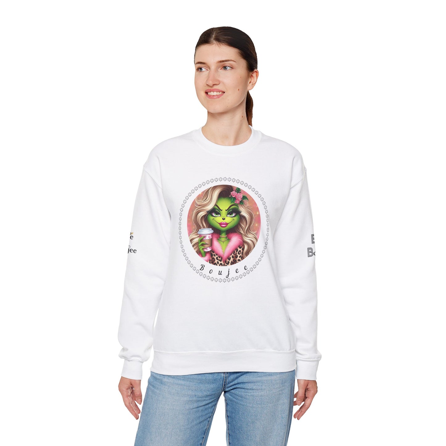 Boujee "Gritch" - Heavy Blend™ Light Colors Crewneck Sweatshirt