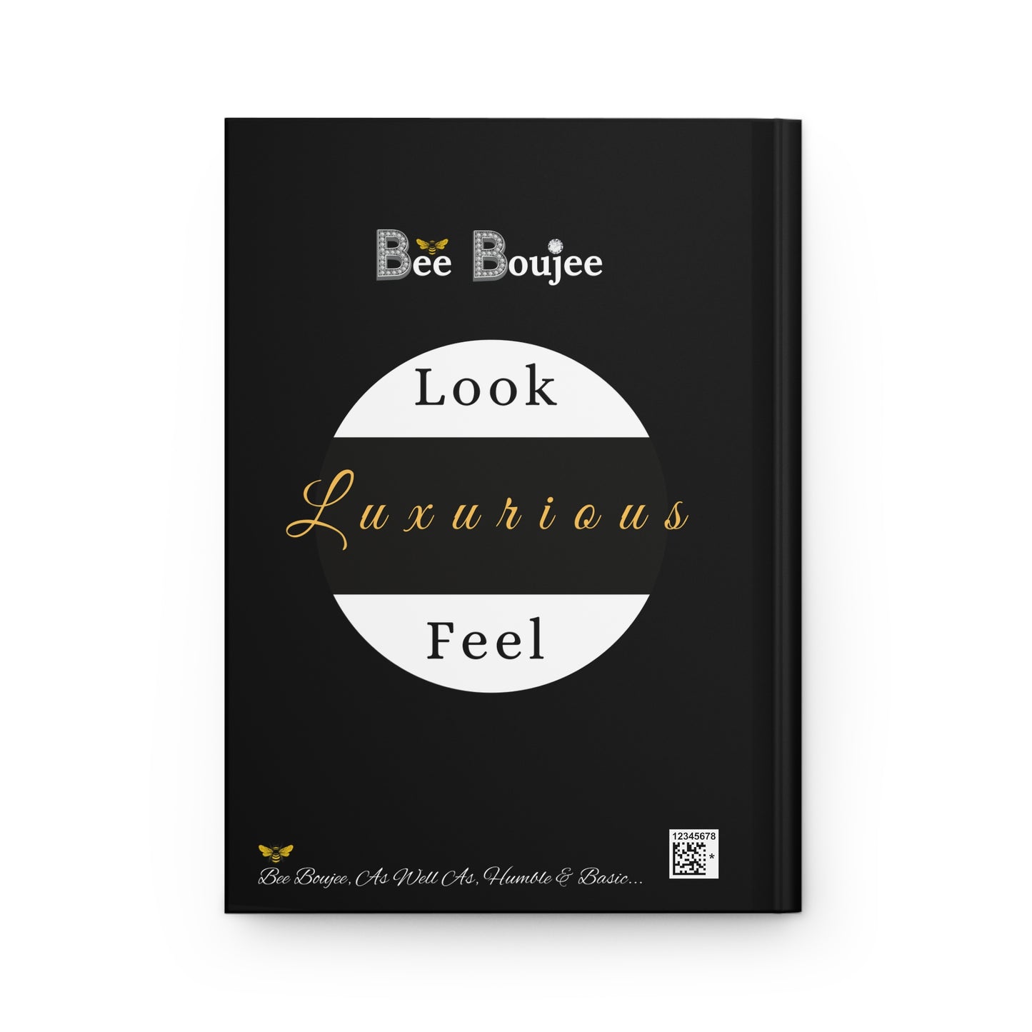 Hardcover Boujee Journal Matte BLACK