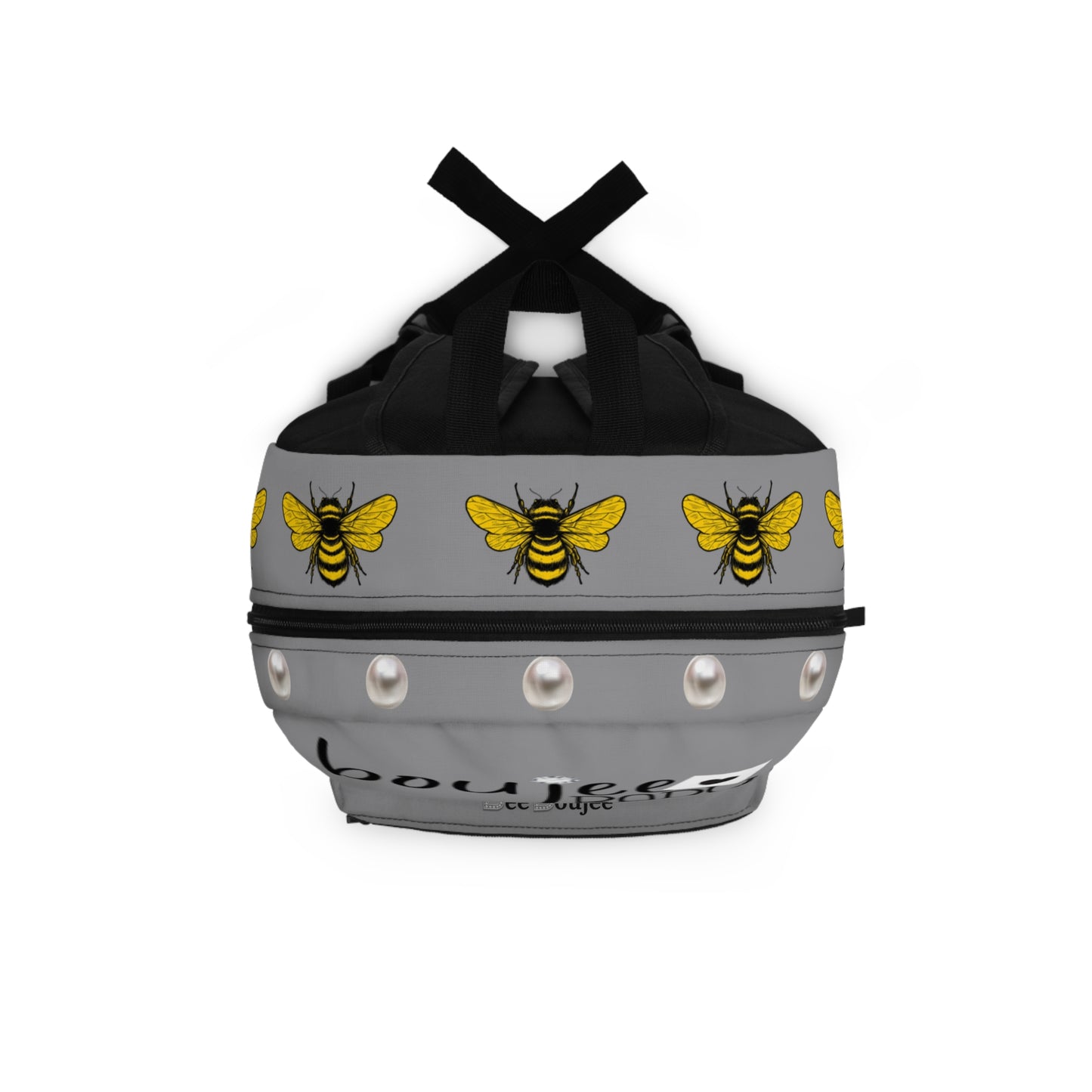 Boujee Baby PEARLS - Backpack GREY