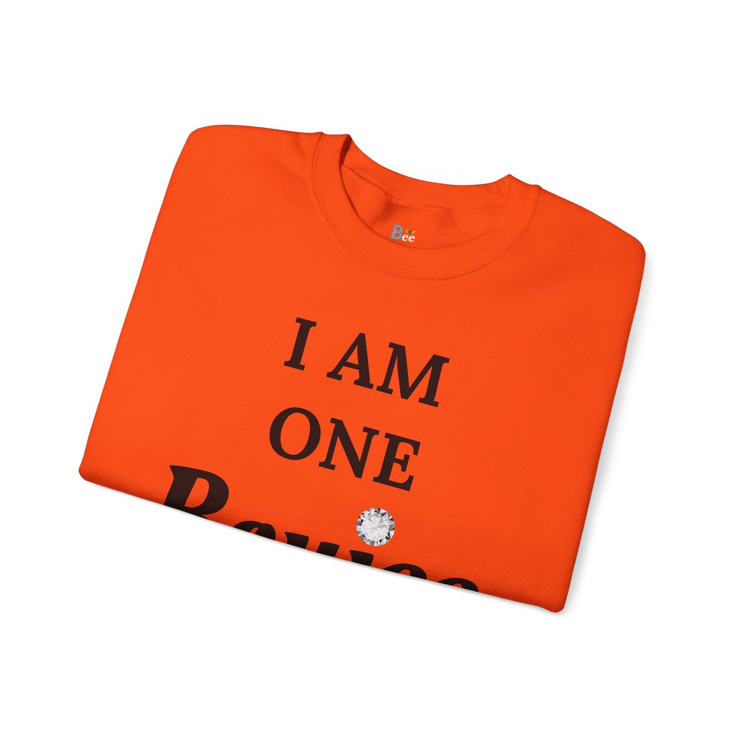 I Am One Boujee Bitch - Heavy Blend™ Light Colors Crewneck Sweatshirt