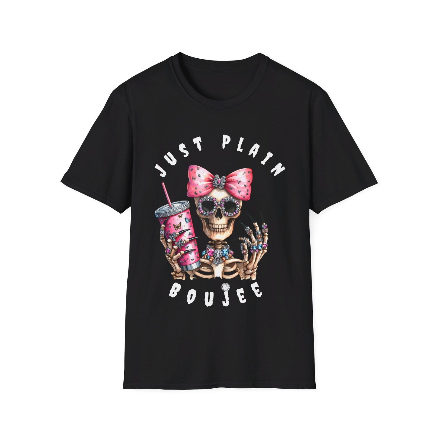 Halloween Just Plain Boujee - Softstyle T-Shirt