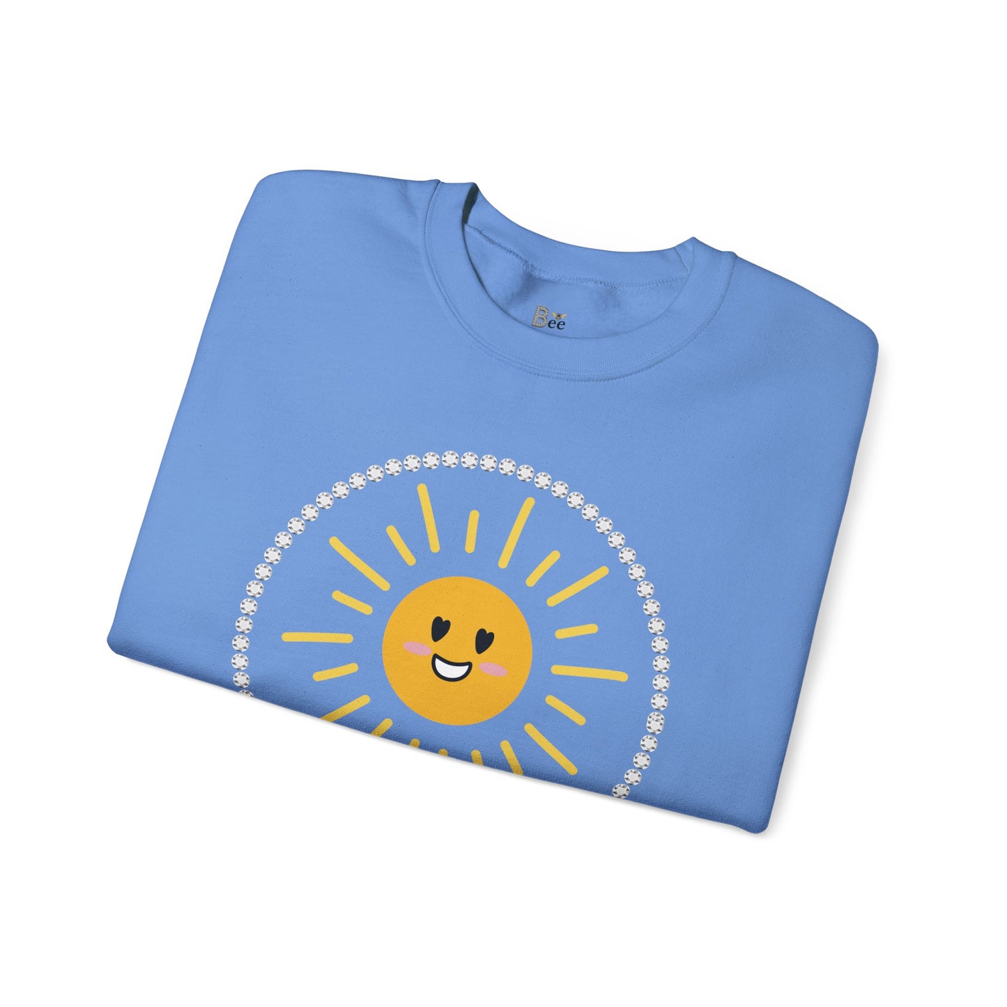 Boujee Golden Sunshine - Heavy Blend™ Light Colors Crewneck Sweatshirt