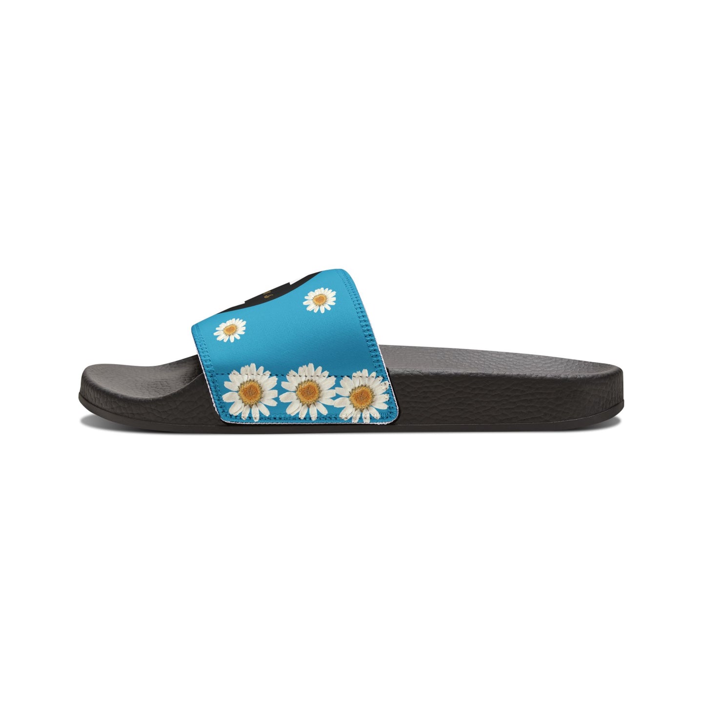 Bee Boujee - TURQUOISE Flowers Women's Removable-Strap Sandals