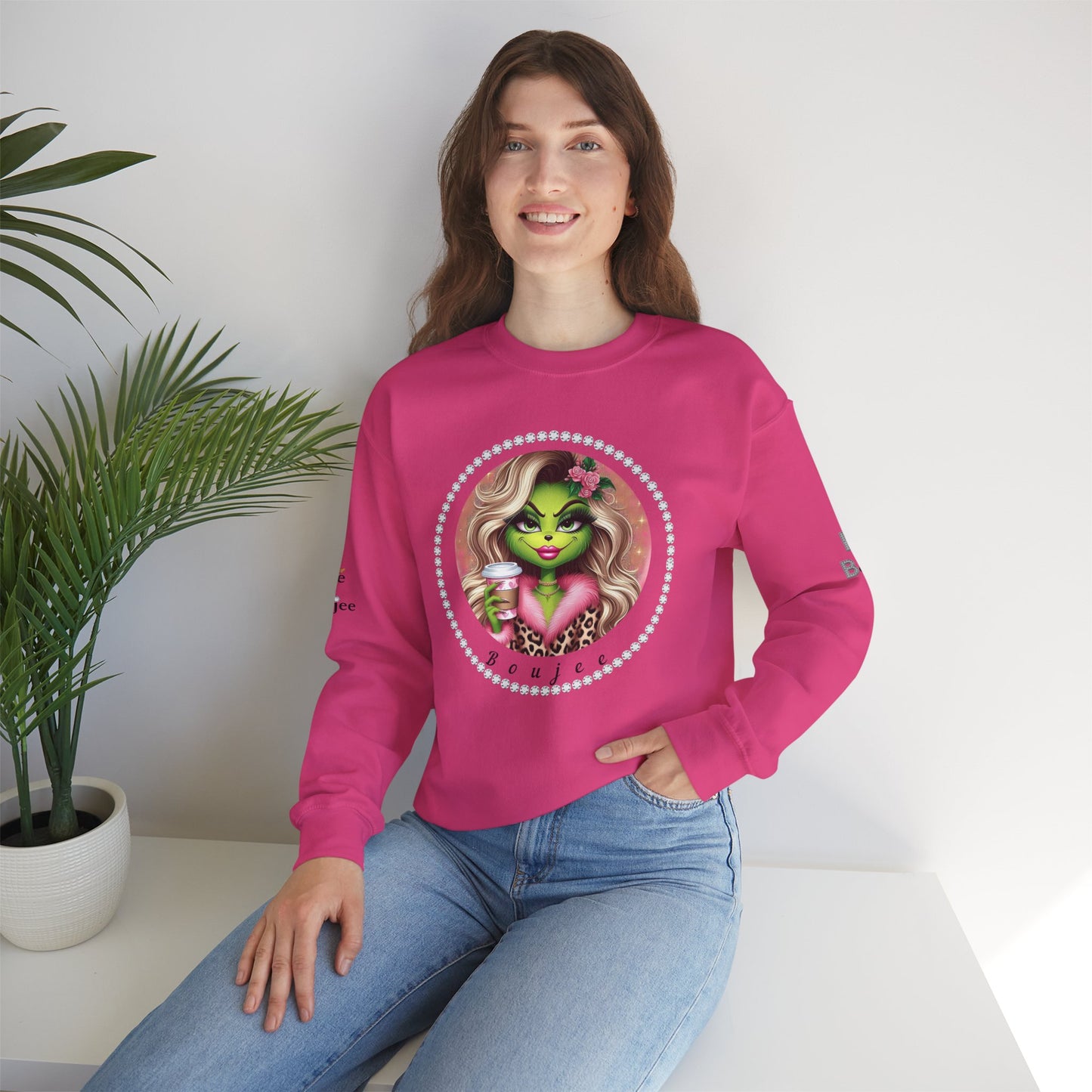Boujee "Gritch" - Heavy Blend™ Light Colors Crewneck Sweatshirt