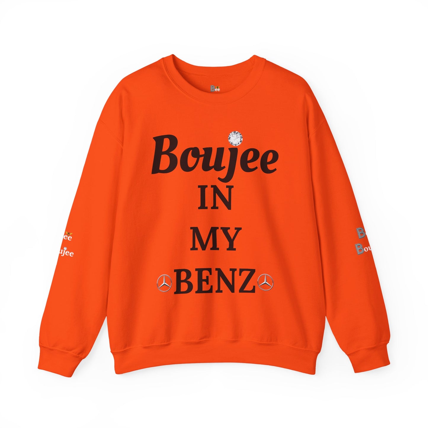 Boujee In My Benz - Heavy Blend™ Light Colors Crewneck Sweatshirt