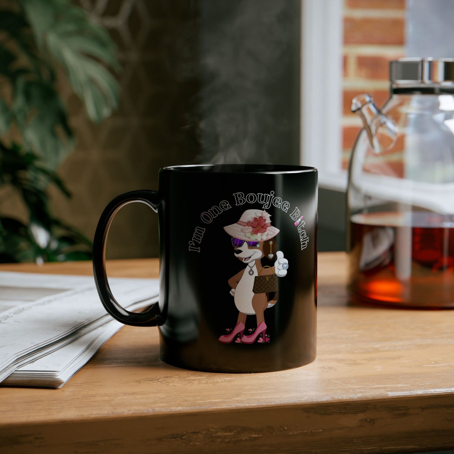 One Boujee Bitch - Mug BLACK 11oz