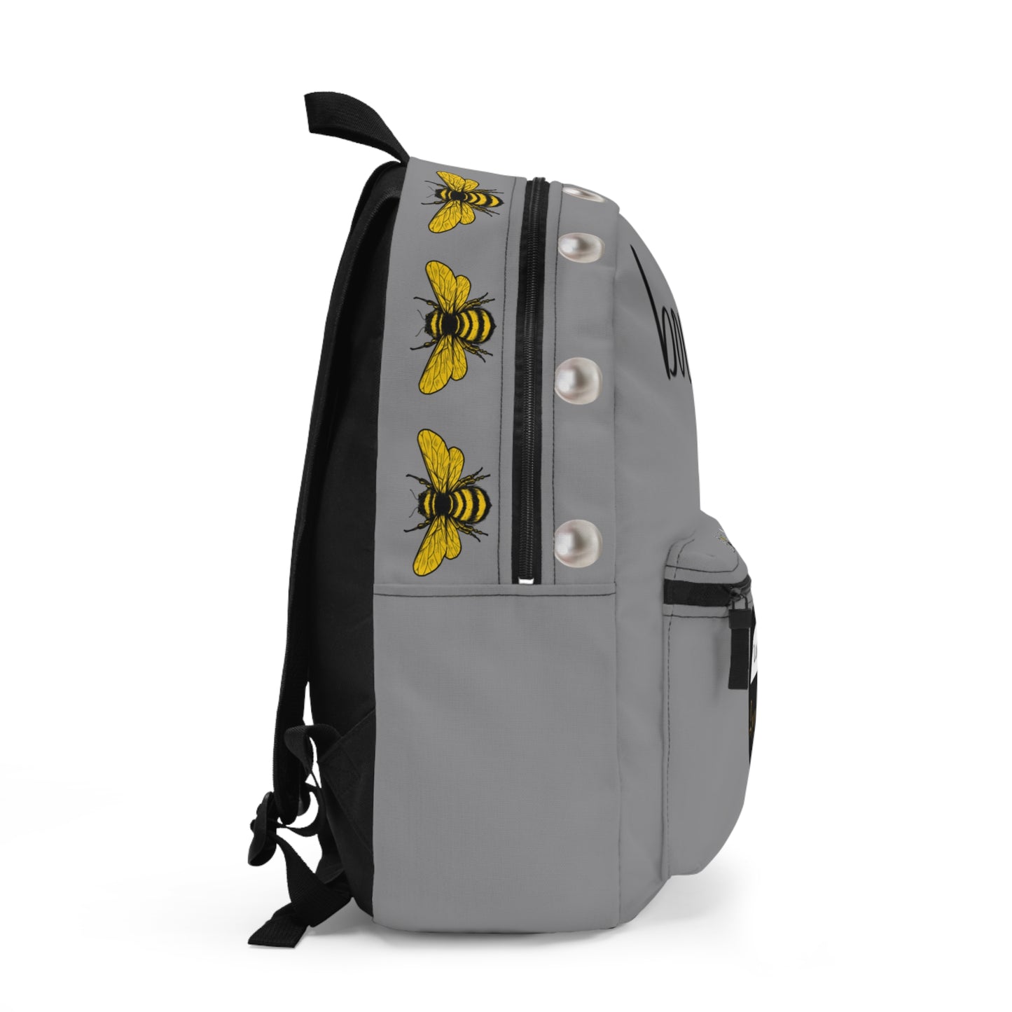 Boujee Baby PEARLS - Backpack GREY