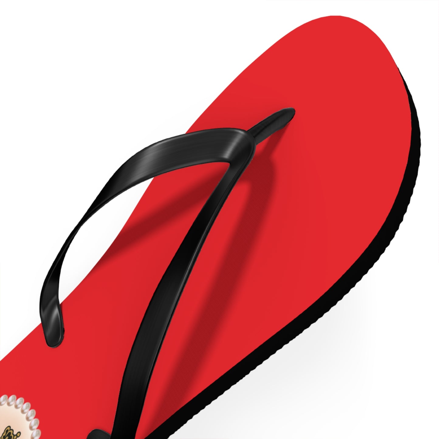 The Boujee Hive RED Flip Flops - EXTRA LARGE