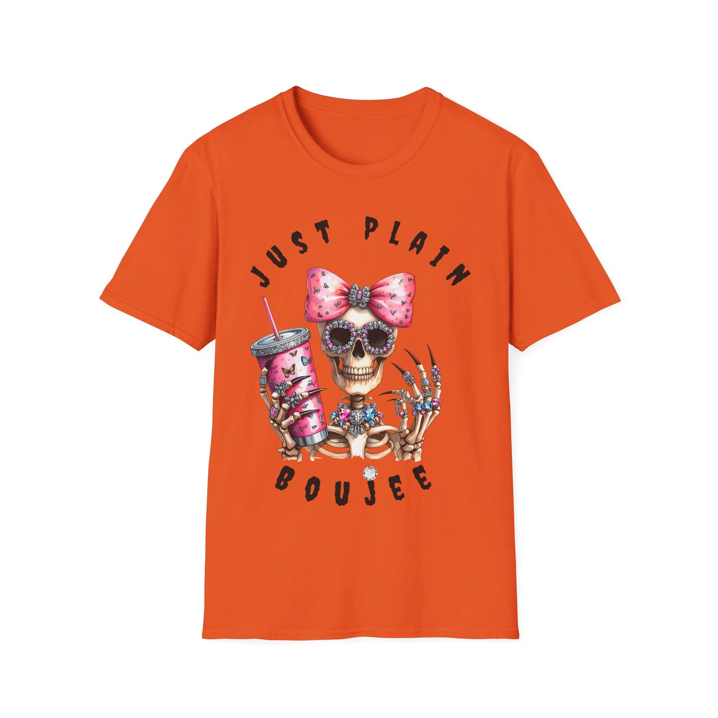 Halloween Just Plain Boujee - Softstyle T-Shirt