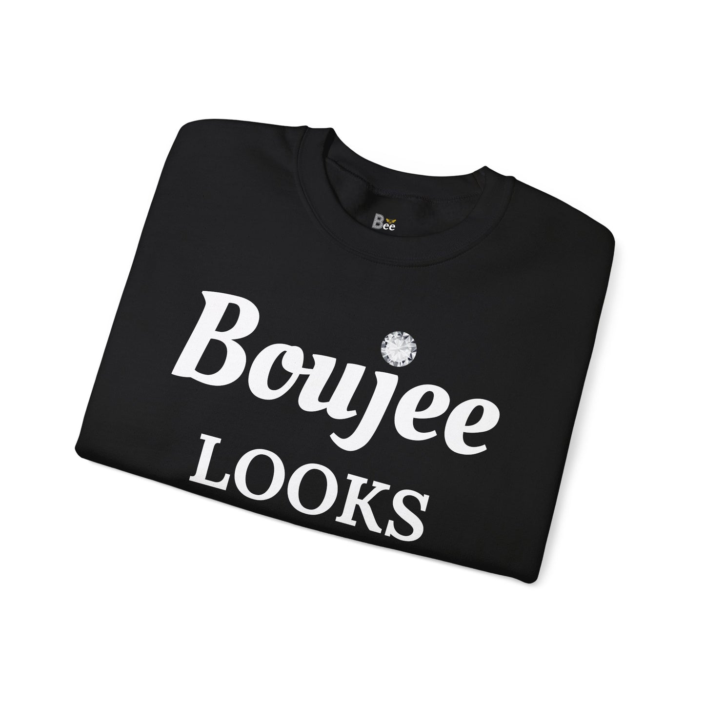 Boujee Looks Good On You - Heavy Blend™ Dark Colors Crewneck Sweatshirt