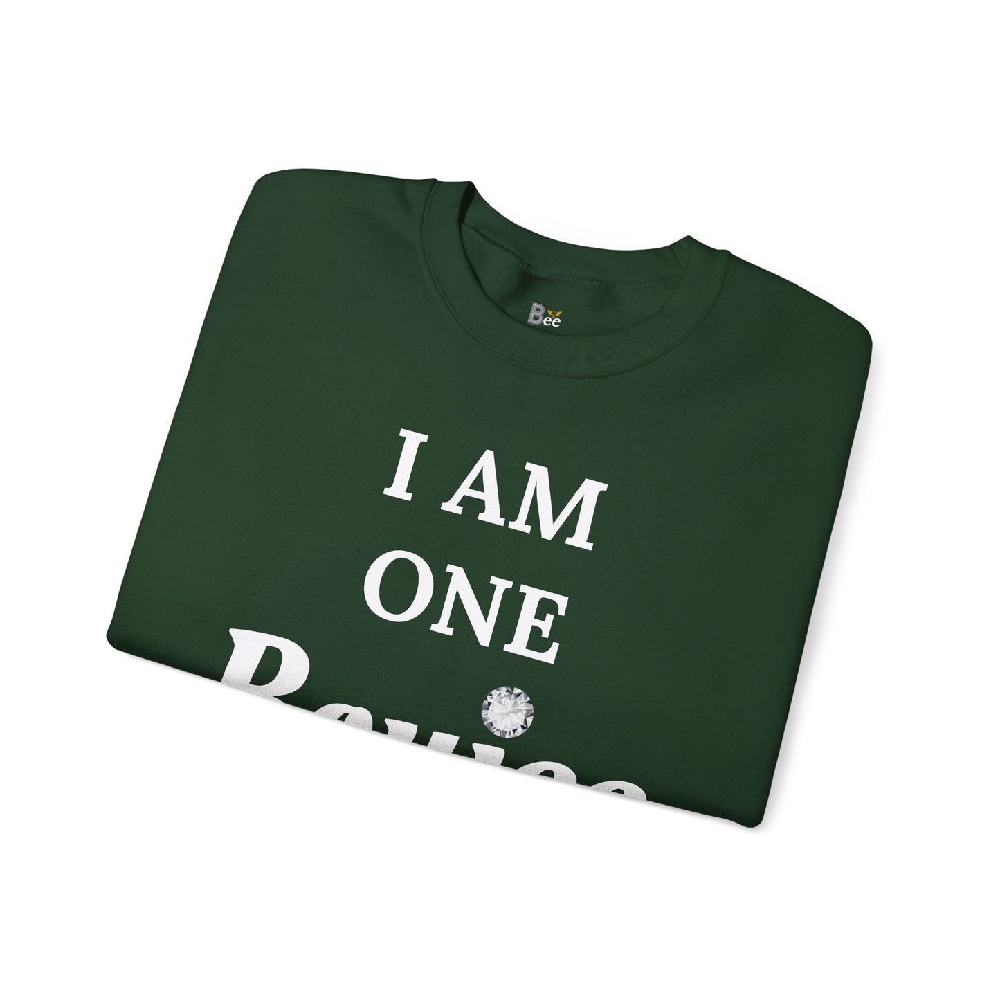 I Am One Boujee Bitch - Heavy Blend™ Dark Colors Crewneck Sweatshirt
