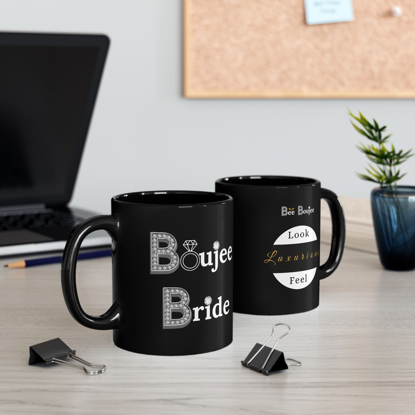 Boujee Bride - Mug BLACK 11oz