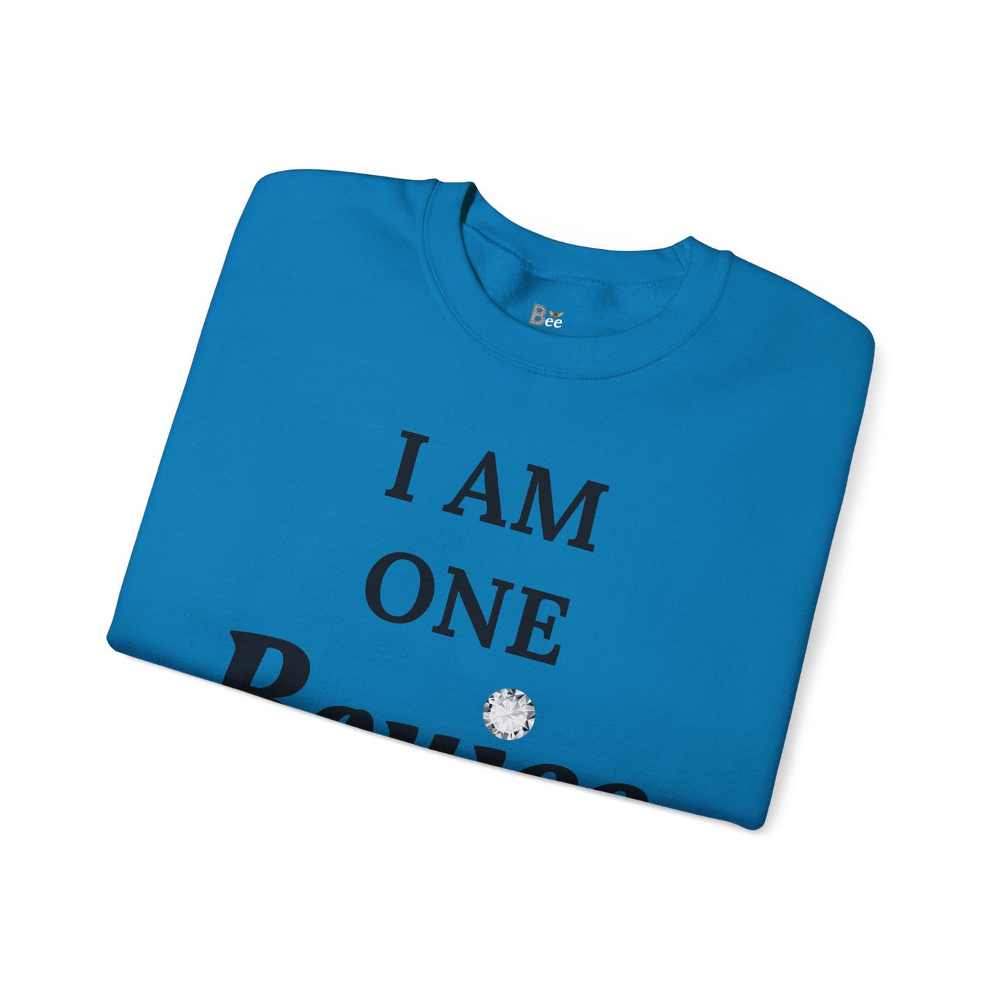 I Am One Boujee Bitch - Heavy Blend™ Light Colors Crewneck Sweatshirt