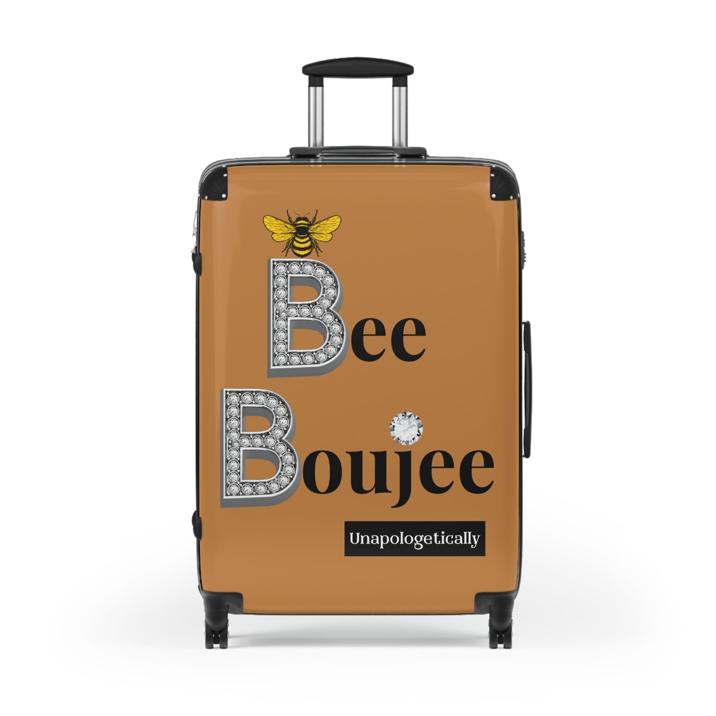 Bee Boujee Luggage - LIGHT BROWN