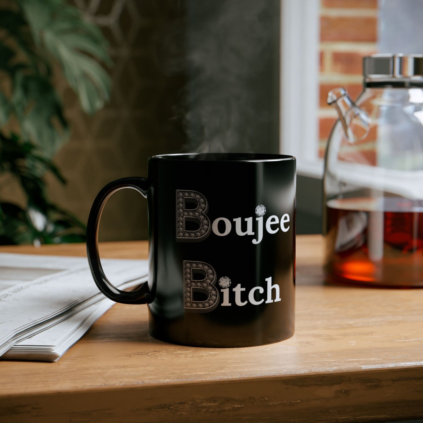 Boujee Bitch - Mug BLACK 11oz