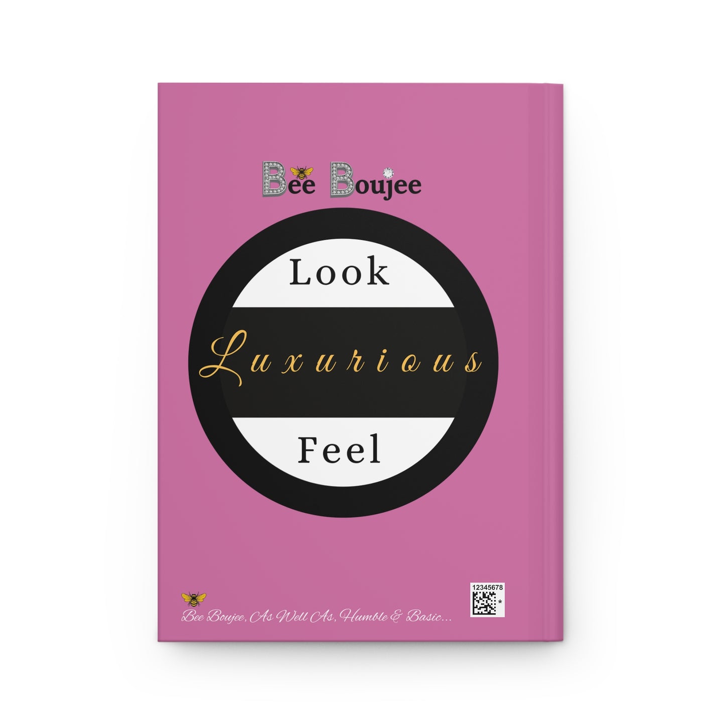 Hardcover "Boujee" Journal Matte PINK
