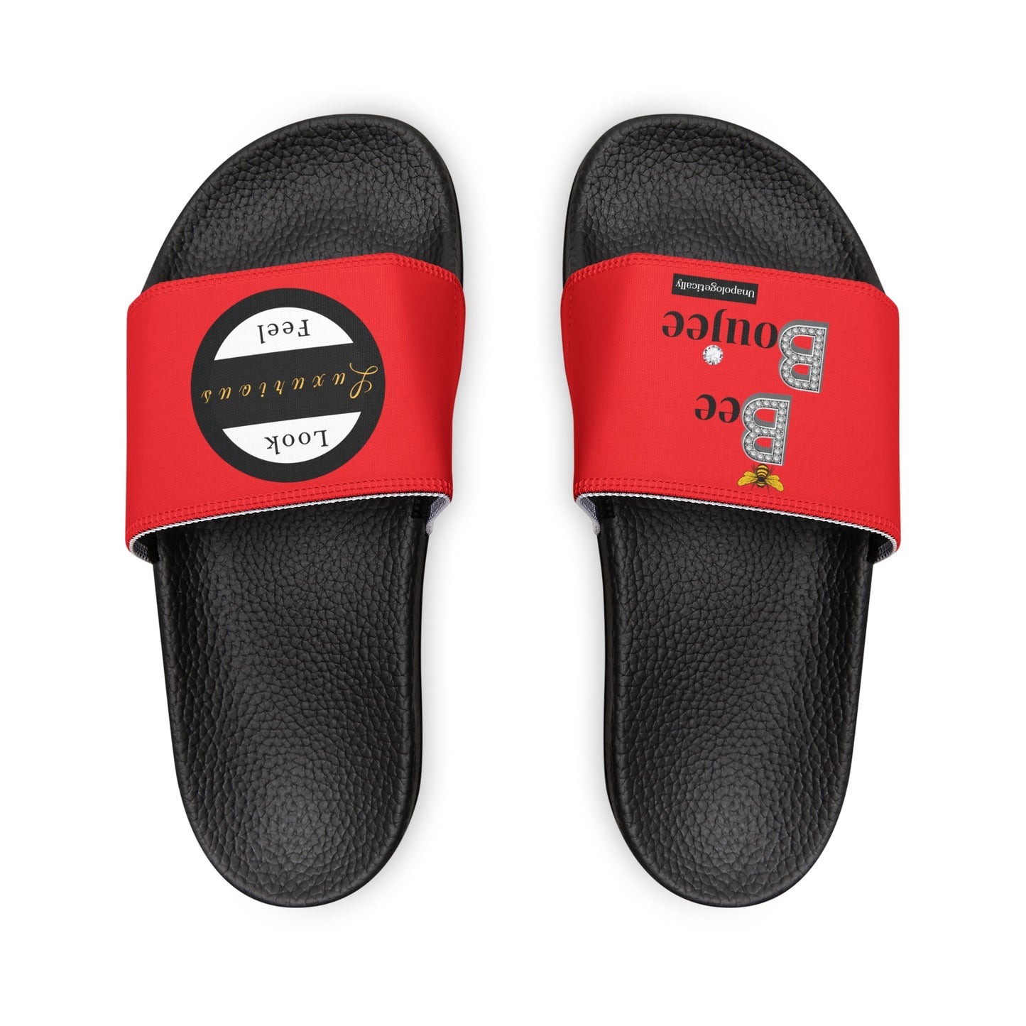 Bee Boujee - RED Women's Removable-Strap Sandals
