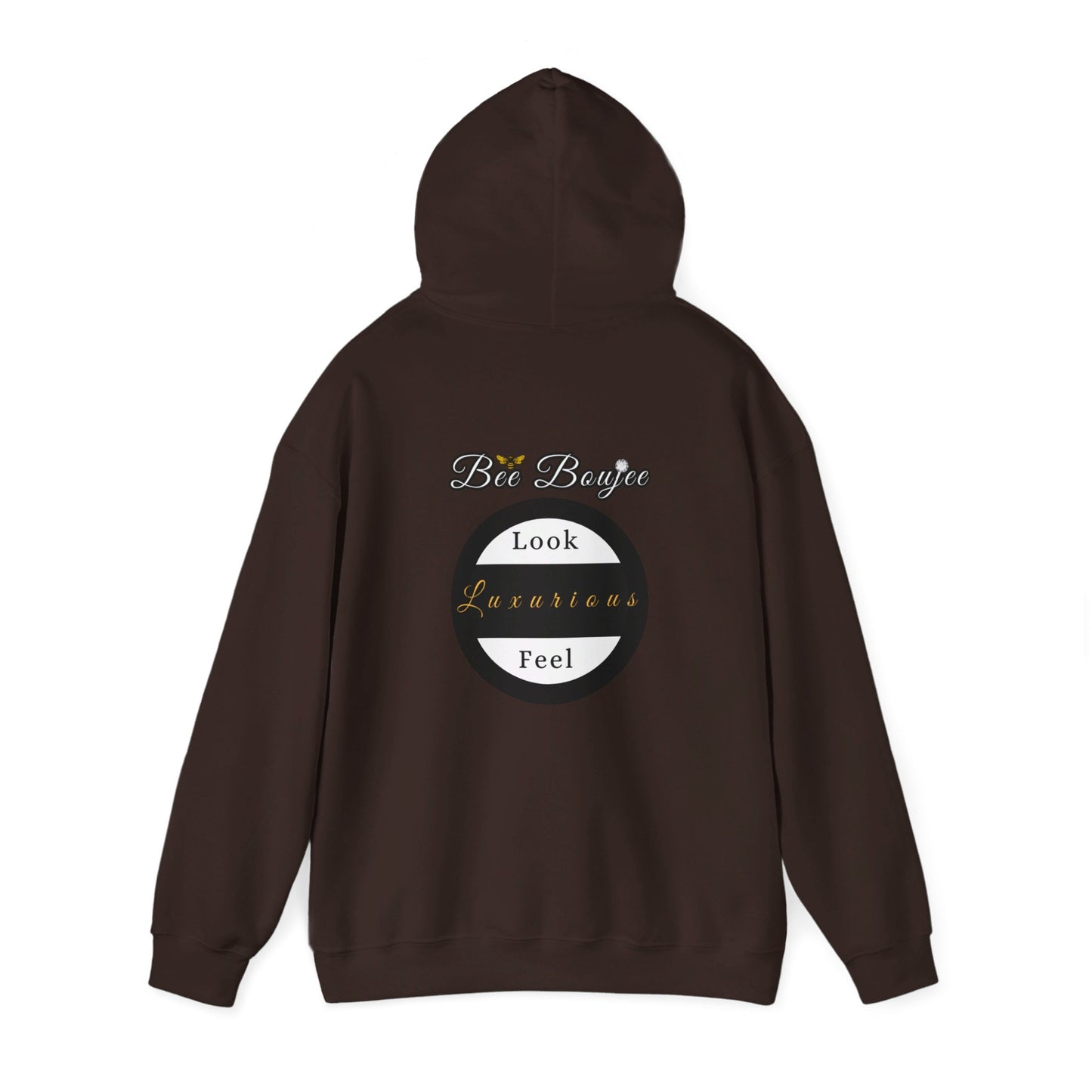 Halloween Booo in Boooujee Heavy Blend™ Hooded Sweatshirt - FAIR SKIN TONE