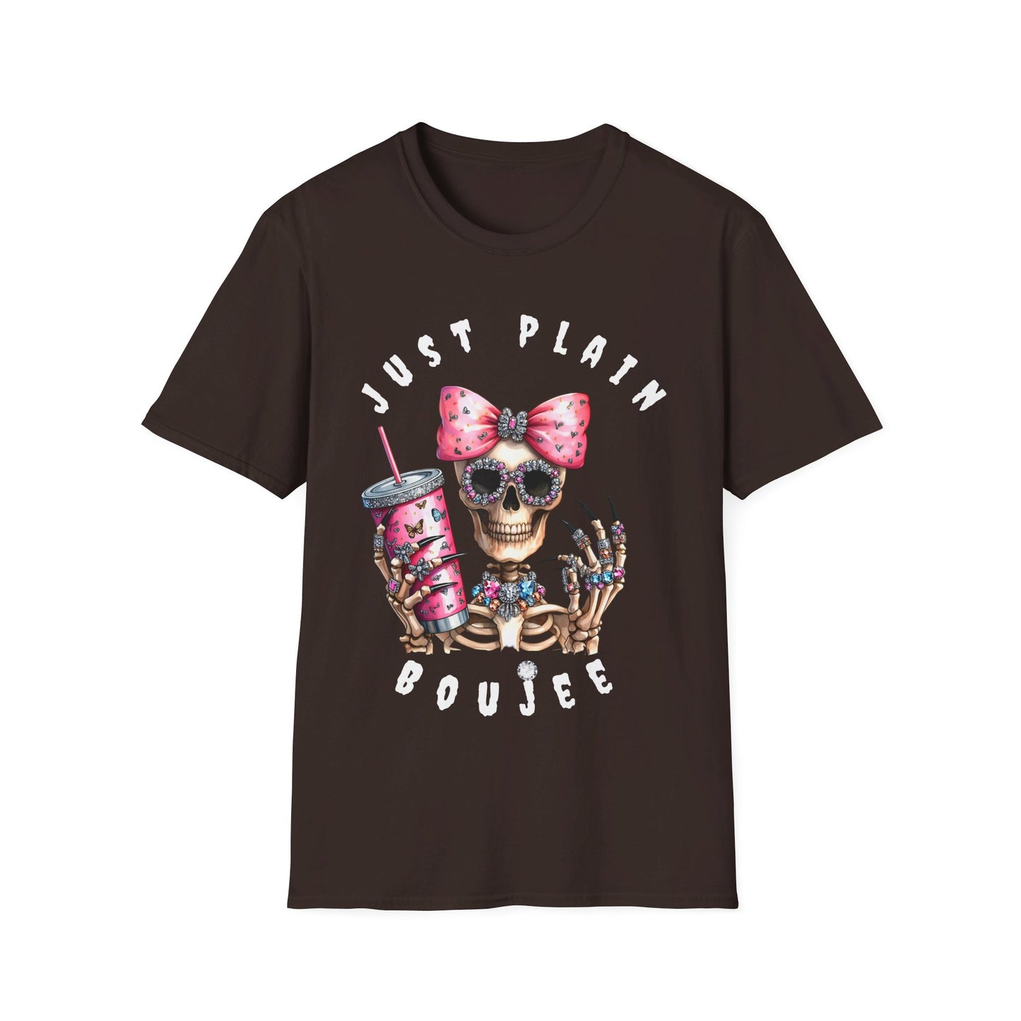 Halloween Just Plain Boujee - Softstyle T-Shirt