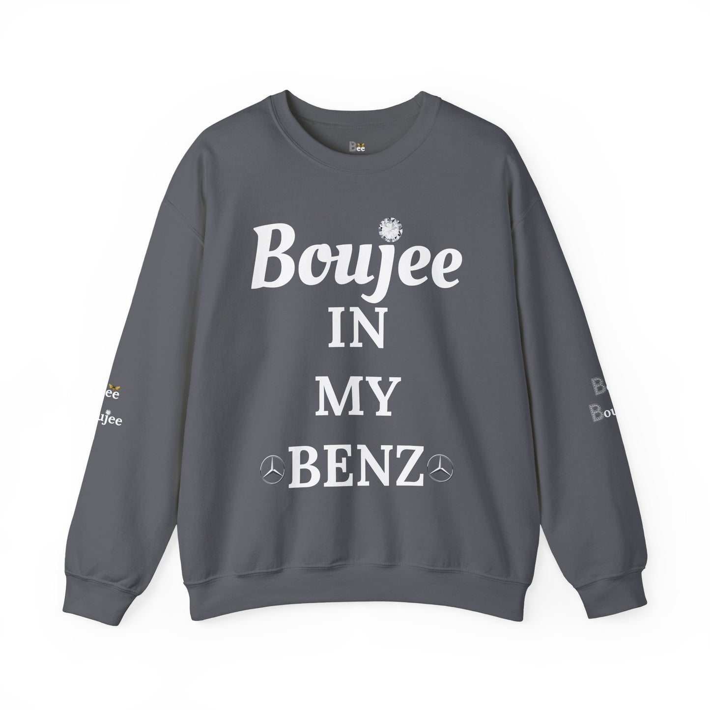 Boujee In My Benz - Heavy Blend™ Dark Colors Crewneck Sweatshirt