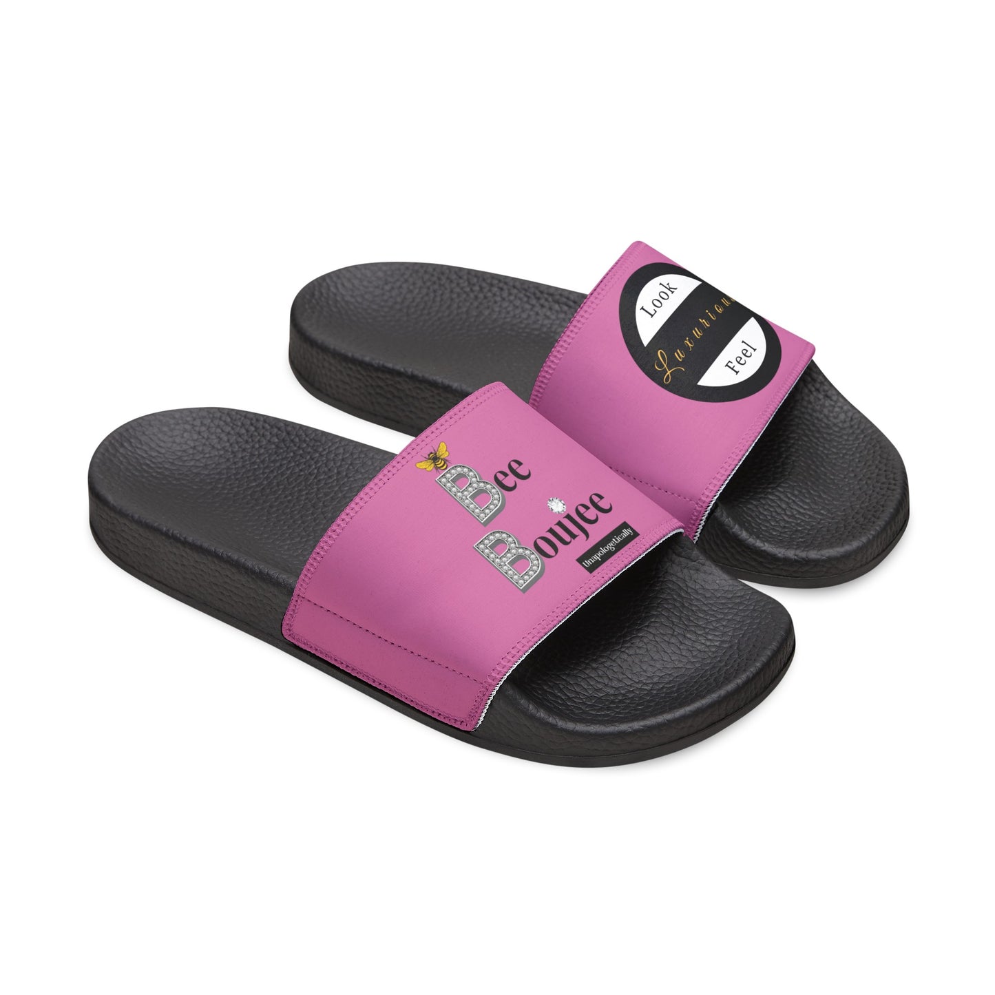 Bee Boujee - PINK Women's Removable-Strap Sandals