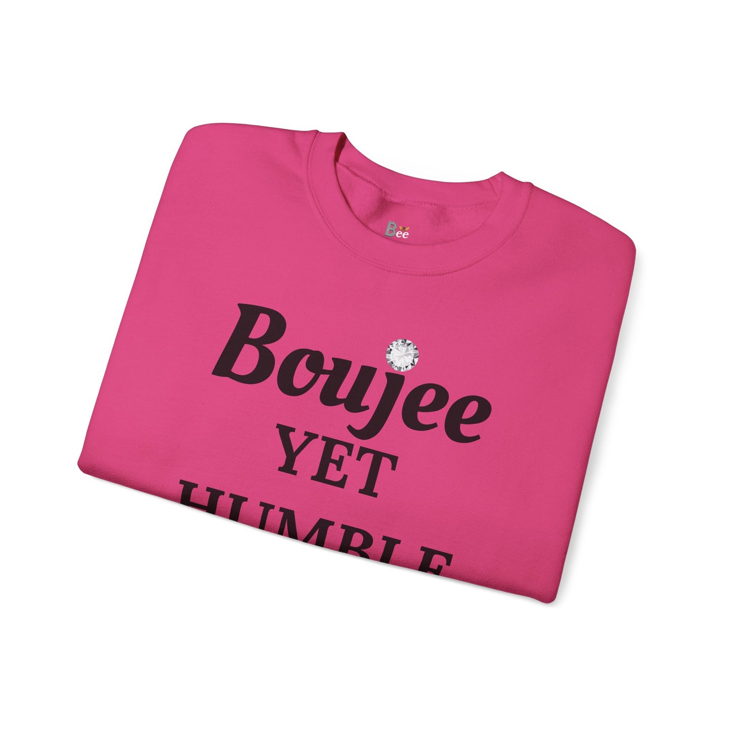 Boujee Yet Humble & Basic - Heavy Blend™ Light Colors Crewneck Sweatshirt