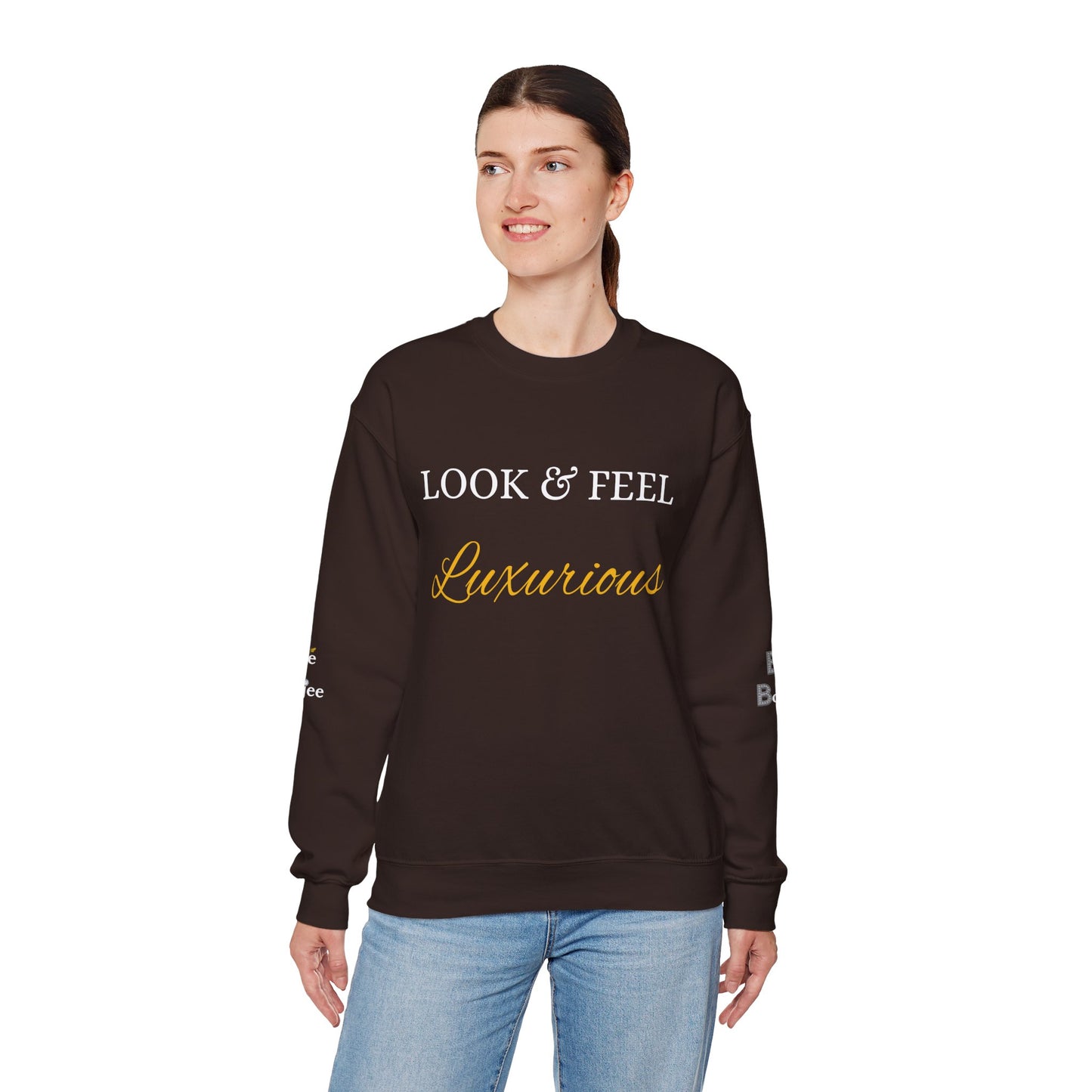 Look & Feel Luxurious - Heavy Blend™ Dark Colors Crewneck Sweatshirt