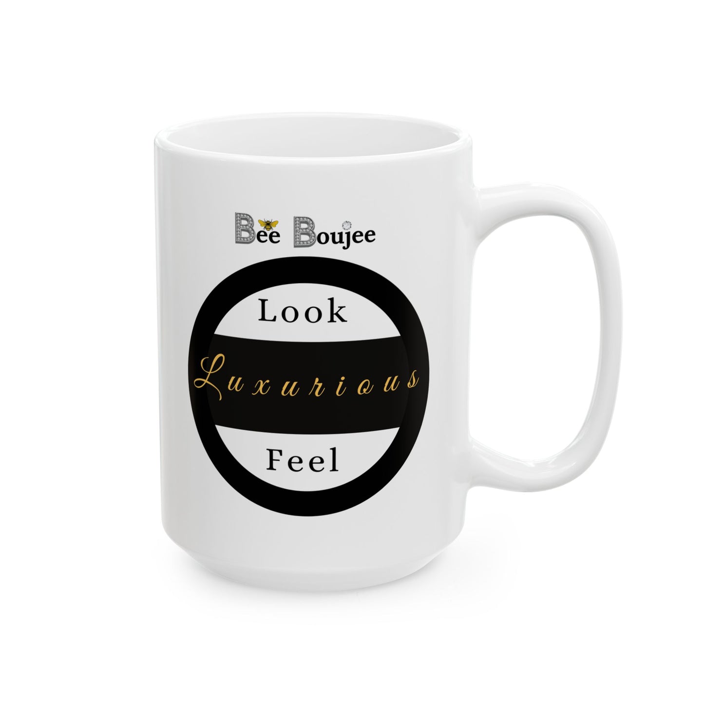 Boujee In My Benz - Mug WHITE 15oz
